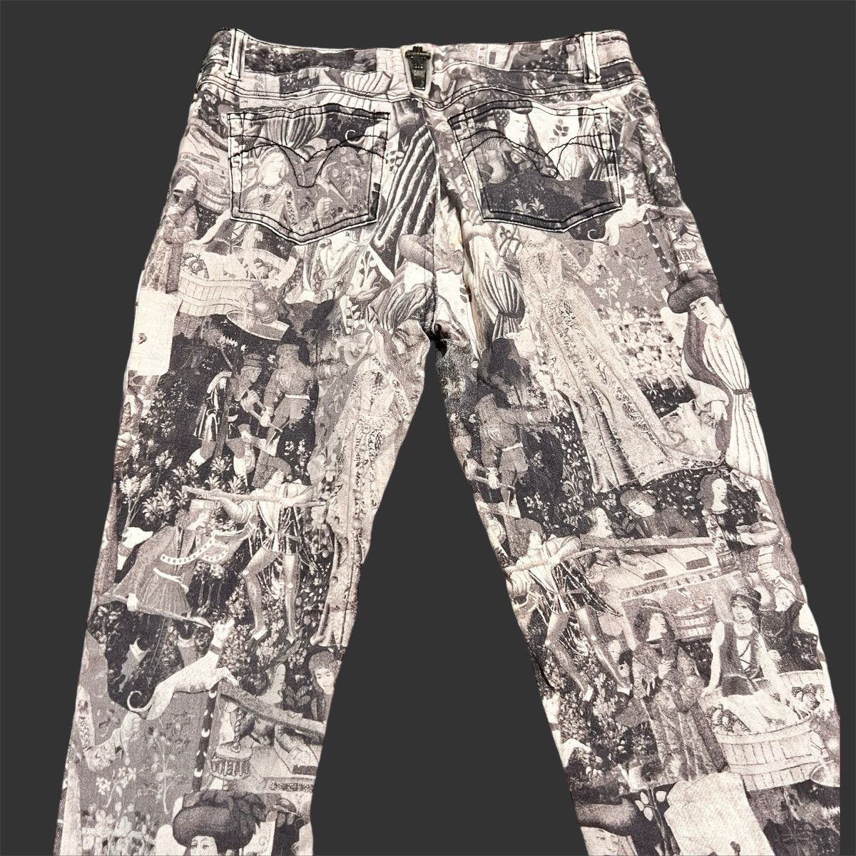 Seditionaries Punk Denim Art Inspired Design Size US 30 / EU 46 - 8 Thumbnail