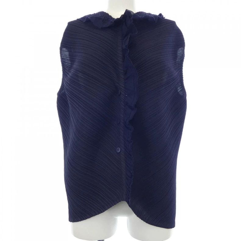 Issey Miyake Issey Miyake Ruffled pleated top Size L / US 10 / IT 46 - 1 Thumbnail
