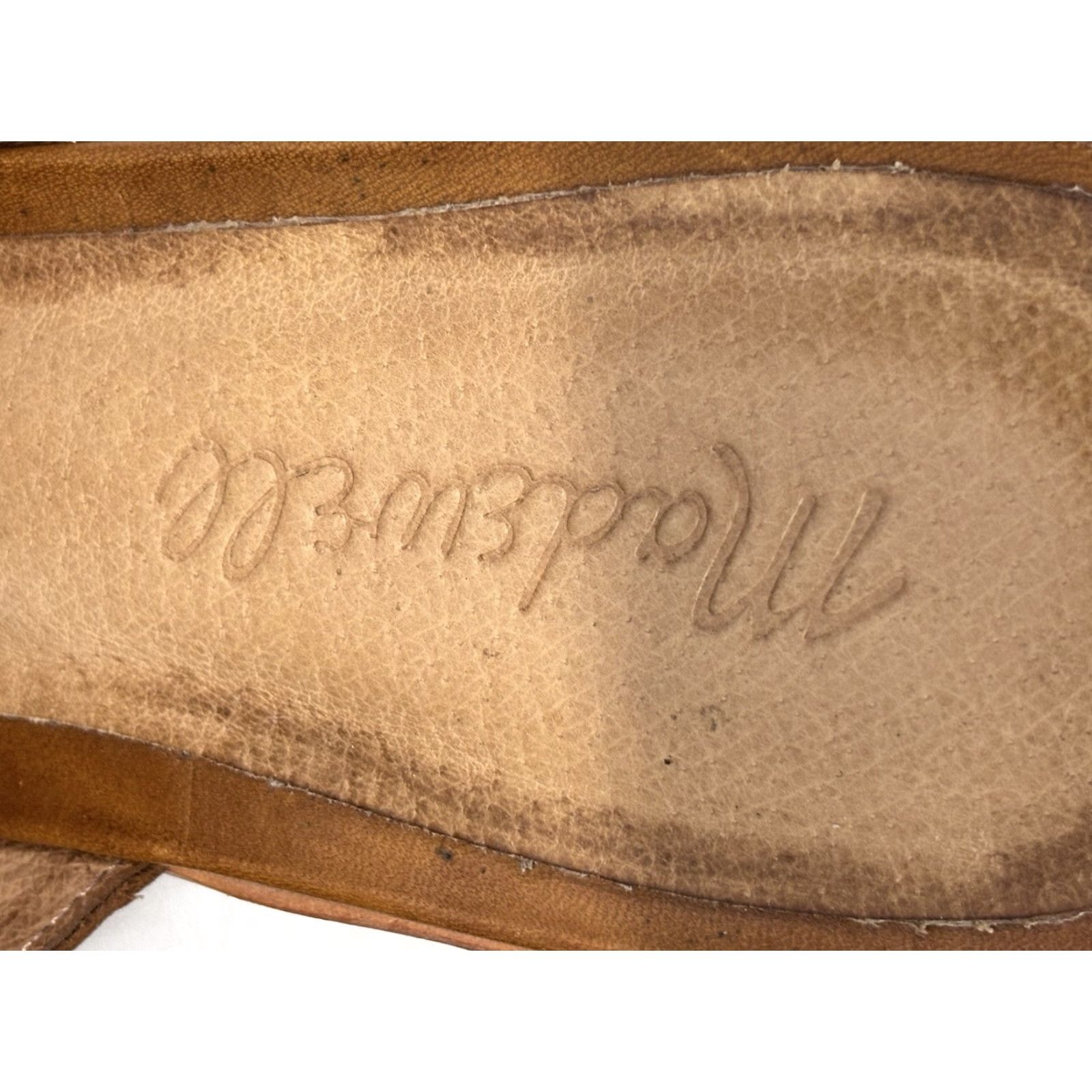 Madewell Madewell The Gemma Leather Pointed Toe Mules | English Saddle | Women’s Size 8 | Brown | Slip On Casual Size US 8 / IT 38 - 6 Thumbnail