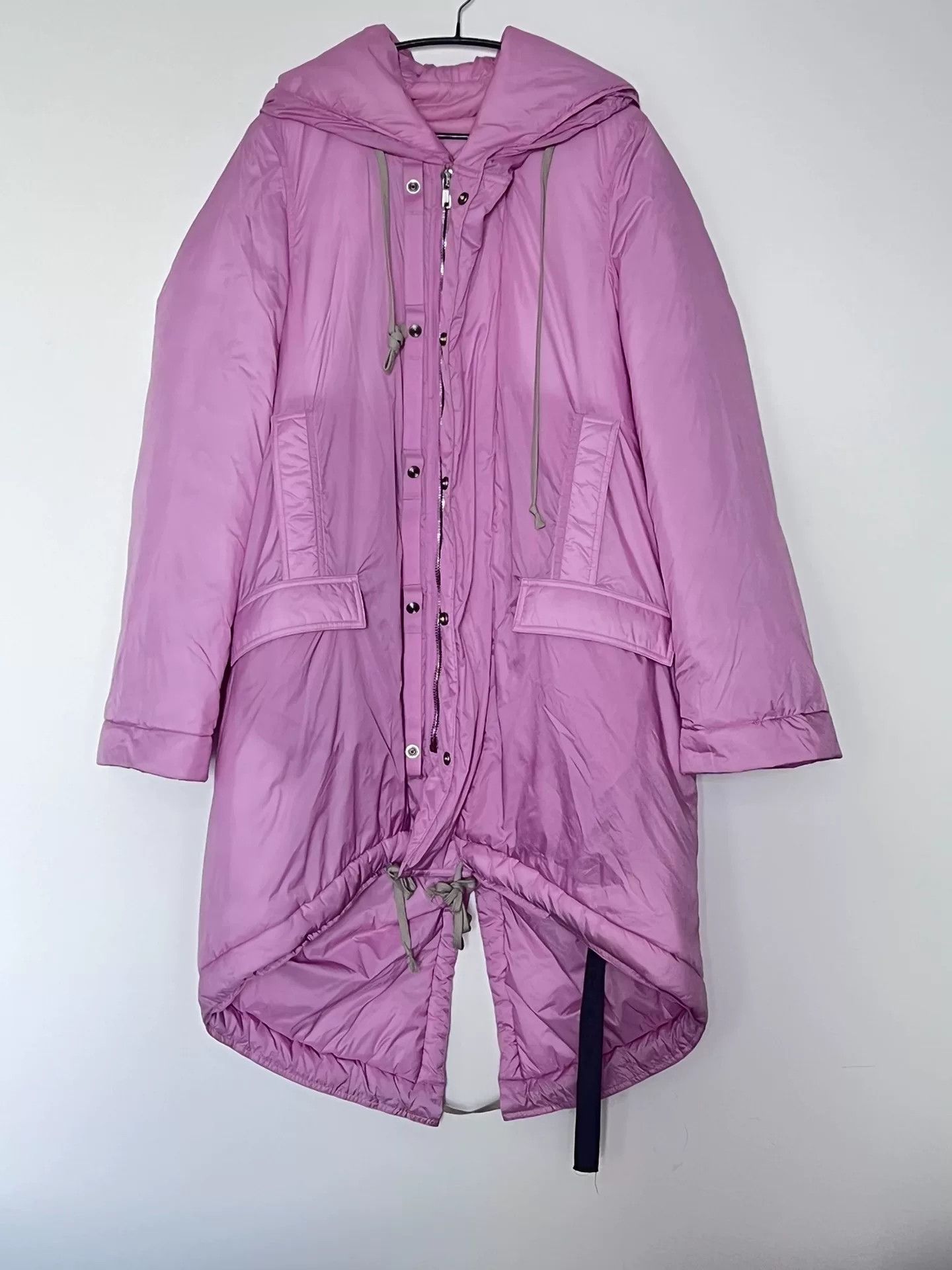 Rick Owens Rick Owens Pink Long Down Jacket Size S / US 4 / IT 40 - 1 Thumbnail