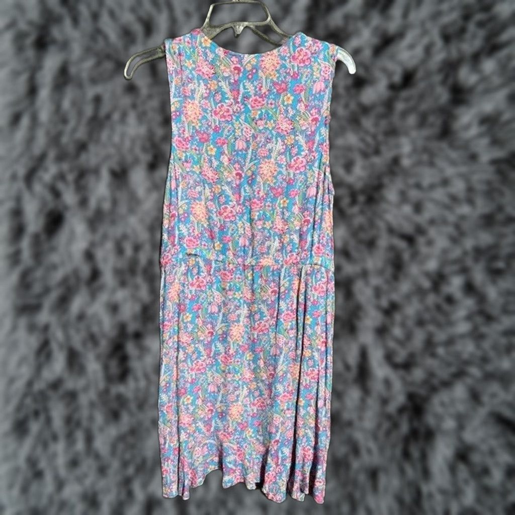 Vintage Plenty By Tracy Reese Dress L Floral Boho Romantic Garden Party Cottagecore Dress Size L / US 10 / IT 46 - 1 Thumbnail