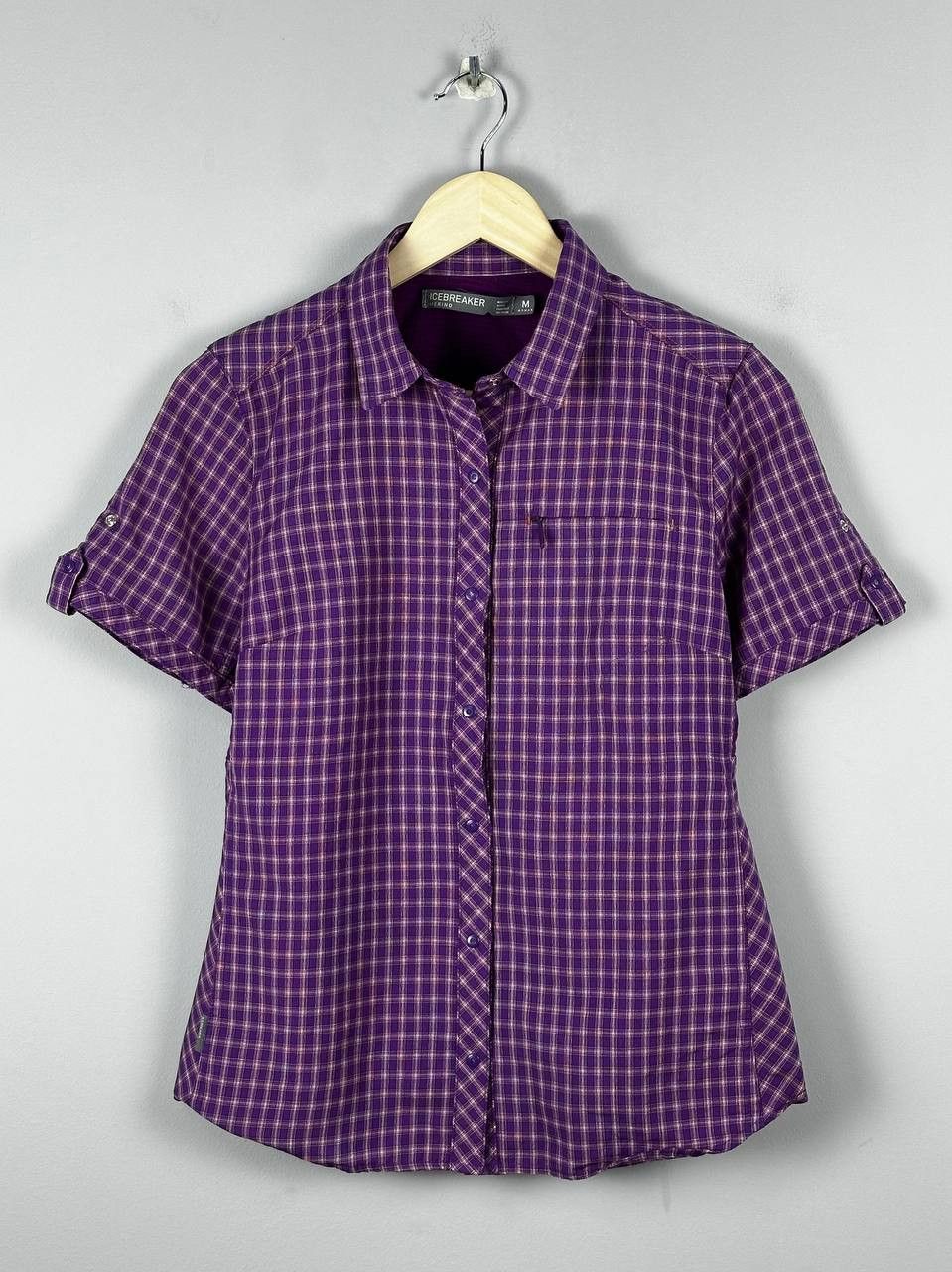 Icebreaker Icebreaker Merino Wool Outdoor Hiking Shirt sleeve shirt Size M / US 6-8 / IT 42-44 - 1 Thumbnail