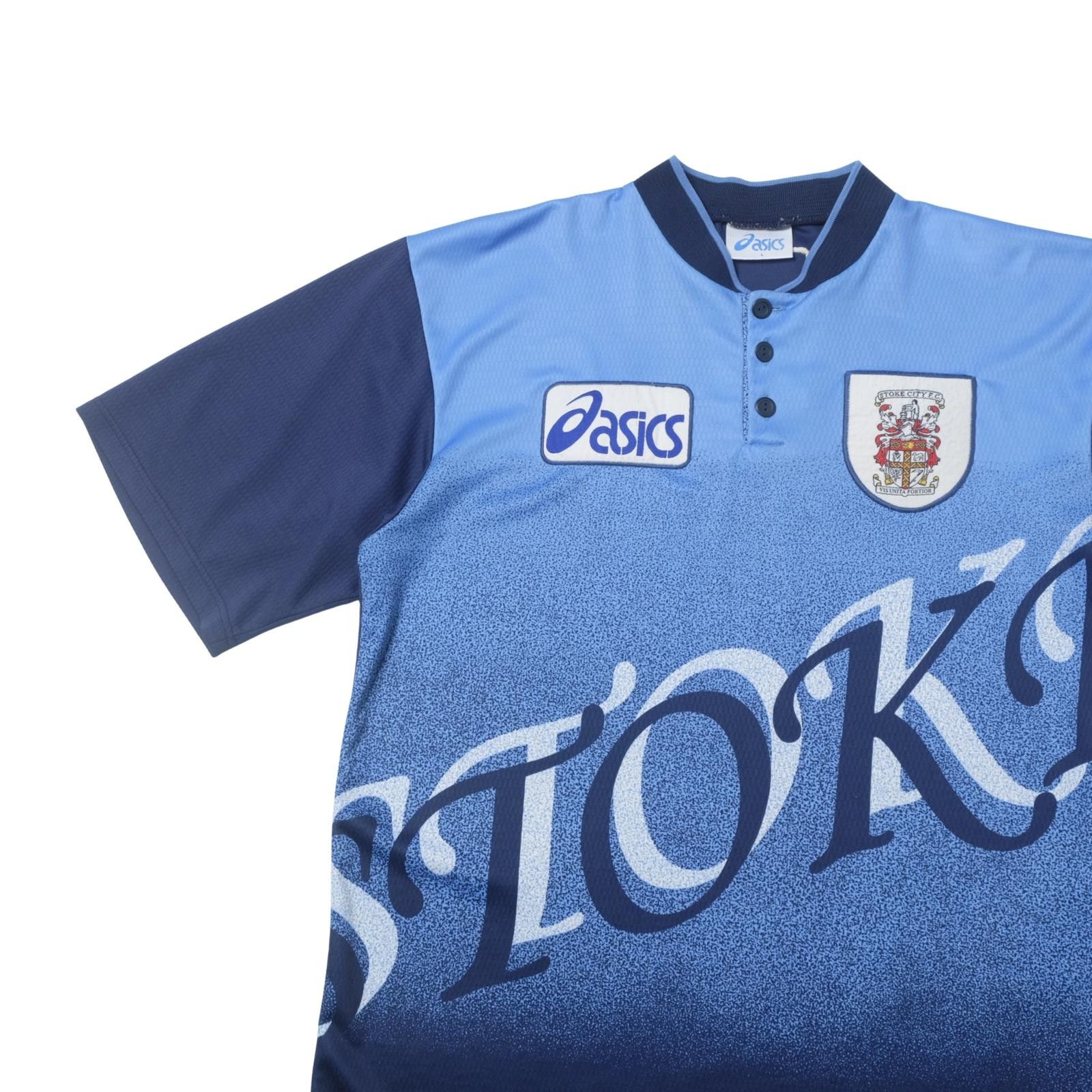 Asics 1996/97 Stoke City Away Shirt Asics (XL) Size US XL / EU 56 / 4 - 3 Thumbnail