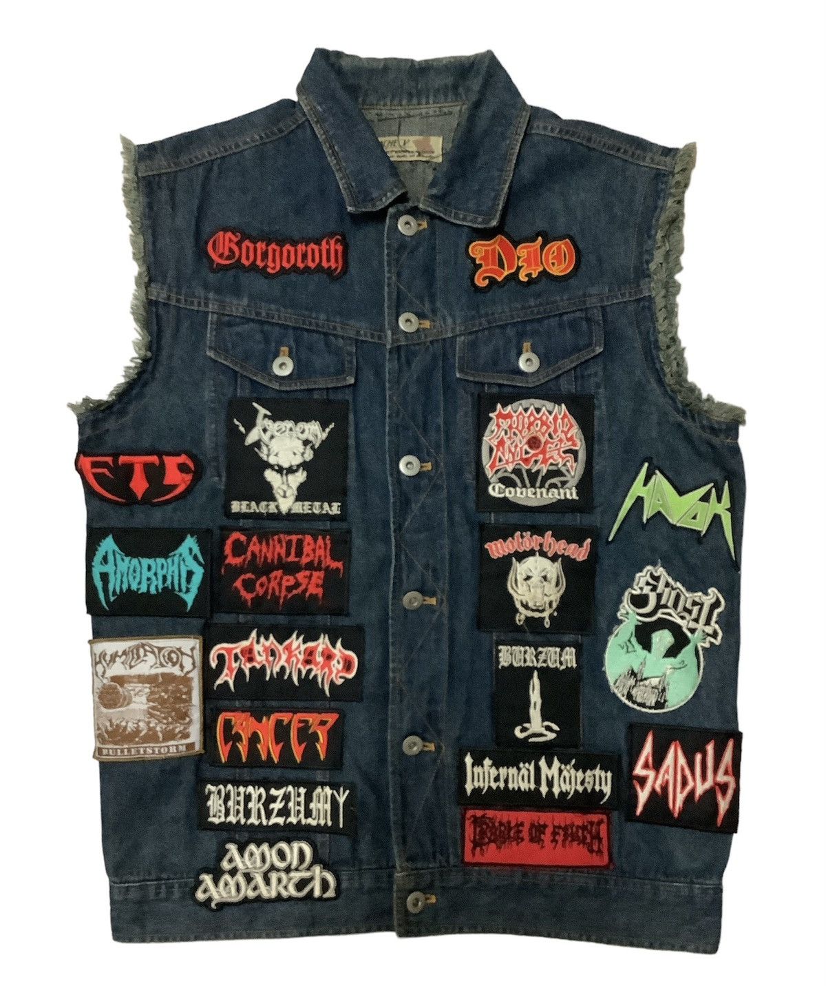 Vintage 2001 Pantera Battle Jacket custom