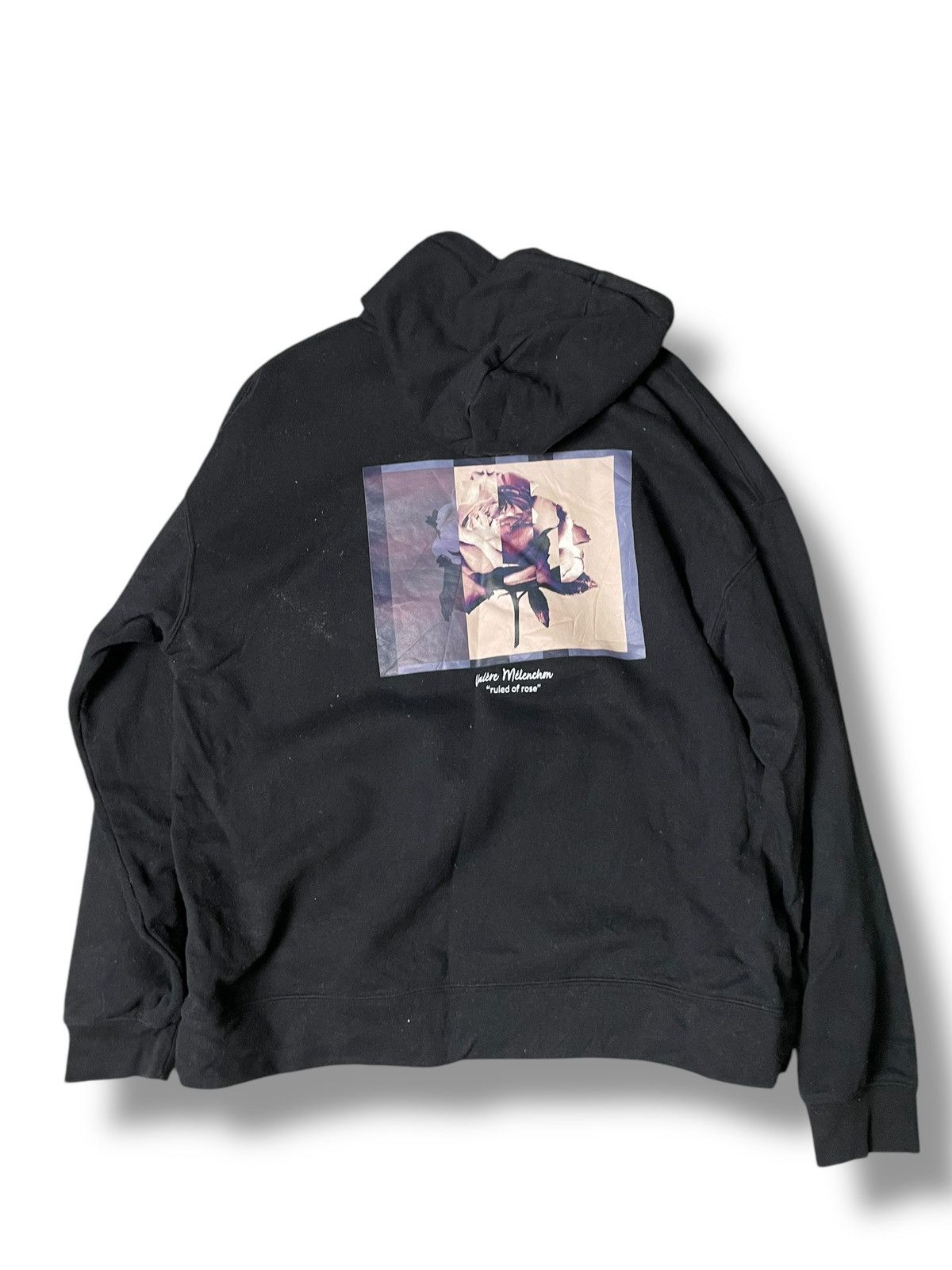 Japanese Brand × Seditionaries × Vintage UNRELAXING Rose BackPrint Pullover Hoodie (80) Size US L / EU 52-54 / 3 - 2 Thumbnail