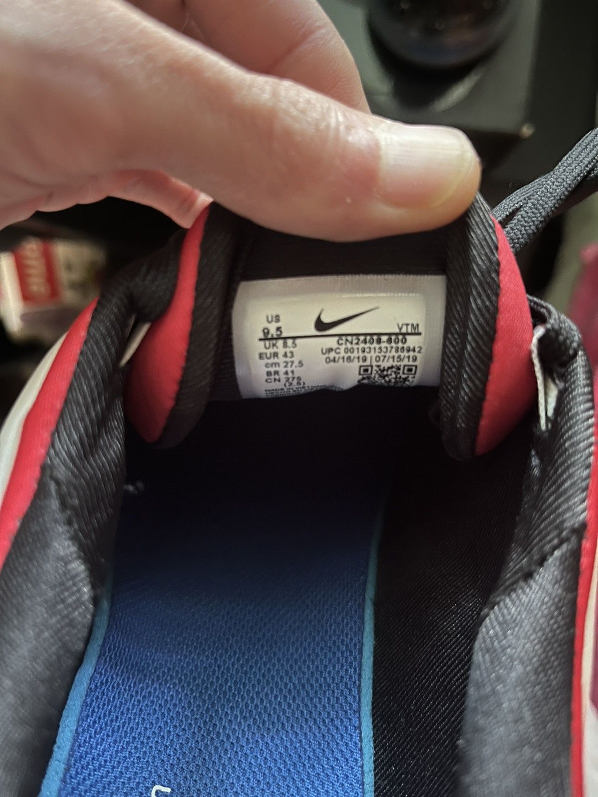 Nike × Undercover Nike x Undercover Air Max 720 University Red Blue Jay Size US 9.5 / EU 42-43 - 6 Thumbnail