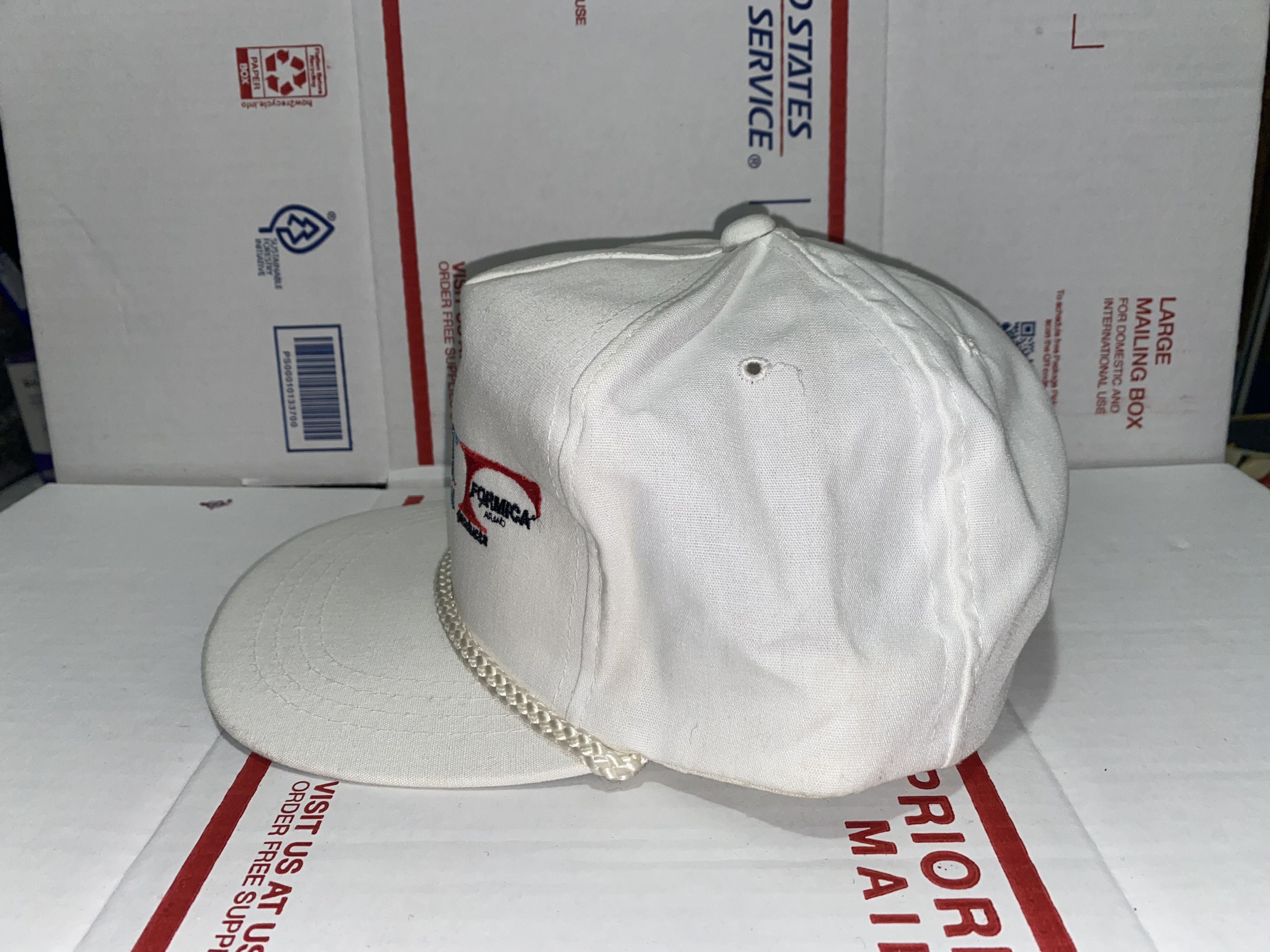 Vintage Yupoong Snapback Hat Cap SURELL Material FORMICA vtg Co. inc Size ONE SIZE - 3 Thumbnail