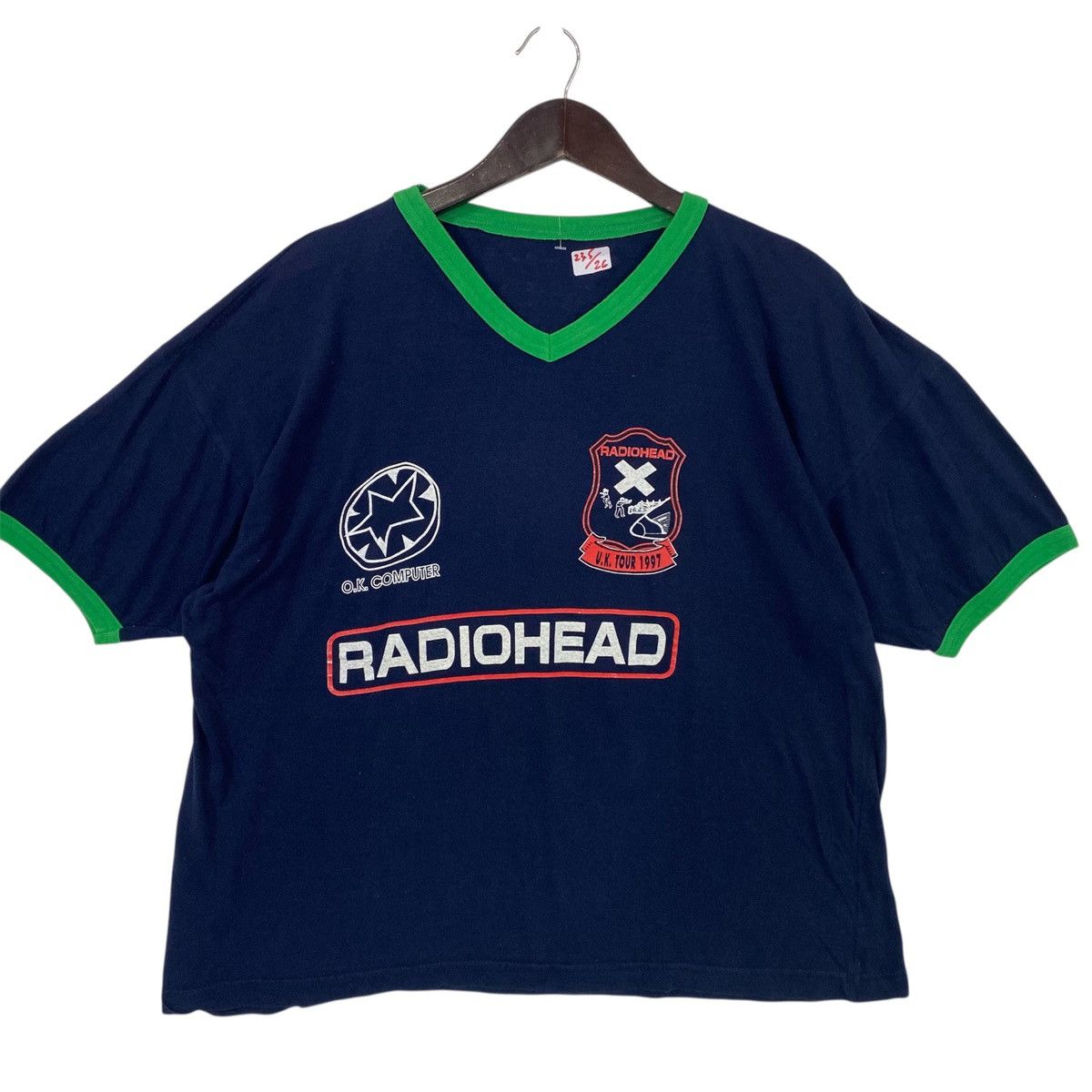 97’s Radiohead OK computer tour Tshirts Radiohead Ok Computer 1997 Tour T Shirt unworn Fitter