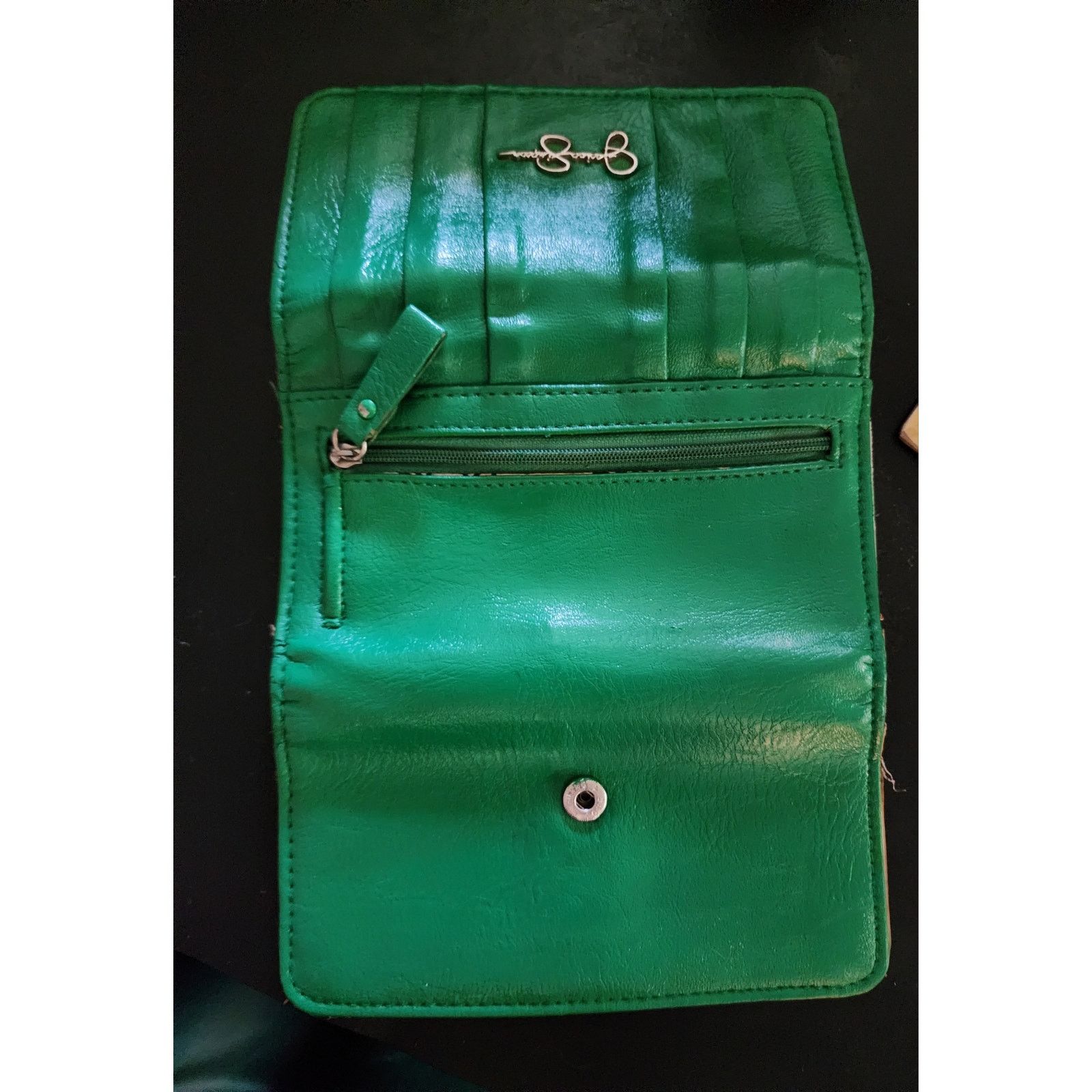 Jessica Simpson Vintage Jessica Simpson green leather wallet Size ONE SIZE - 3 Thumbnail