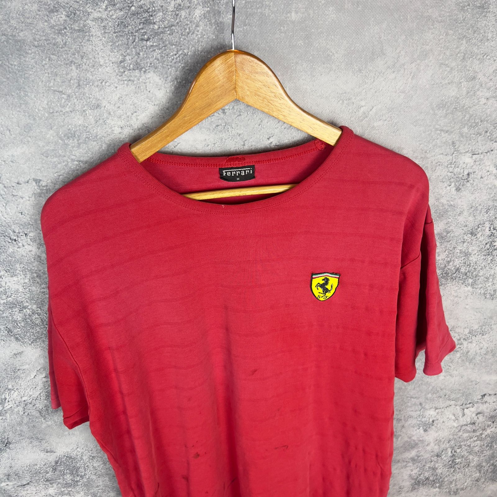 Ferrari Ferrari Tee Men's Size M Red Cotton Short Sleeve ` Size US M / EU 48-50 / 2 - 15 Thumbnail