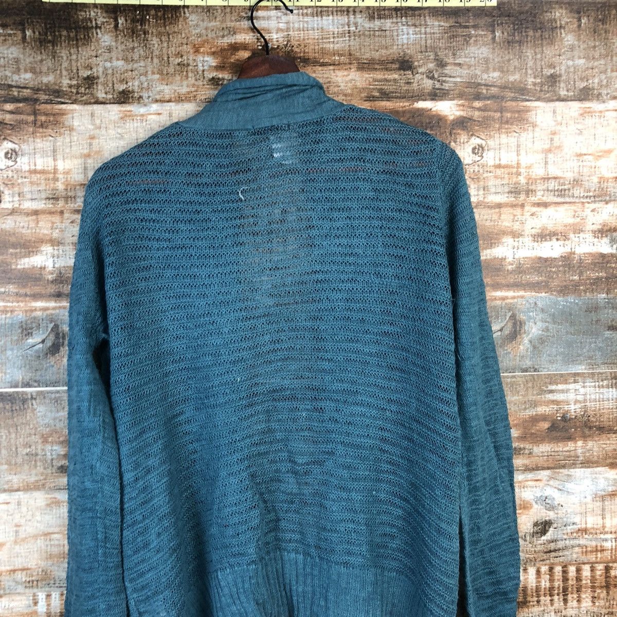 Vintage DL D.V.N Green vintage Cardigan Knitwear #C574 Size US L / EU 52-54 / 3 - 13 Thumbnail