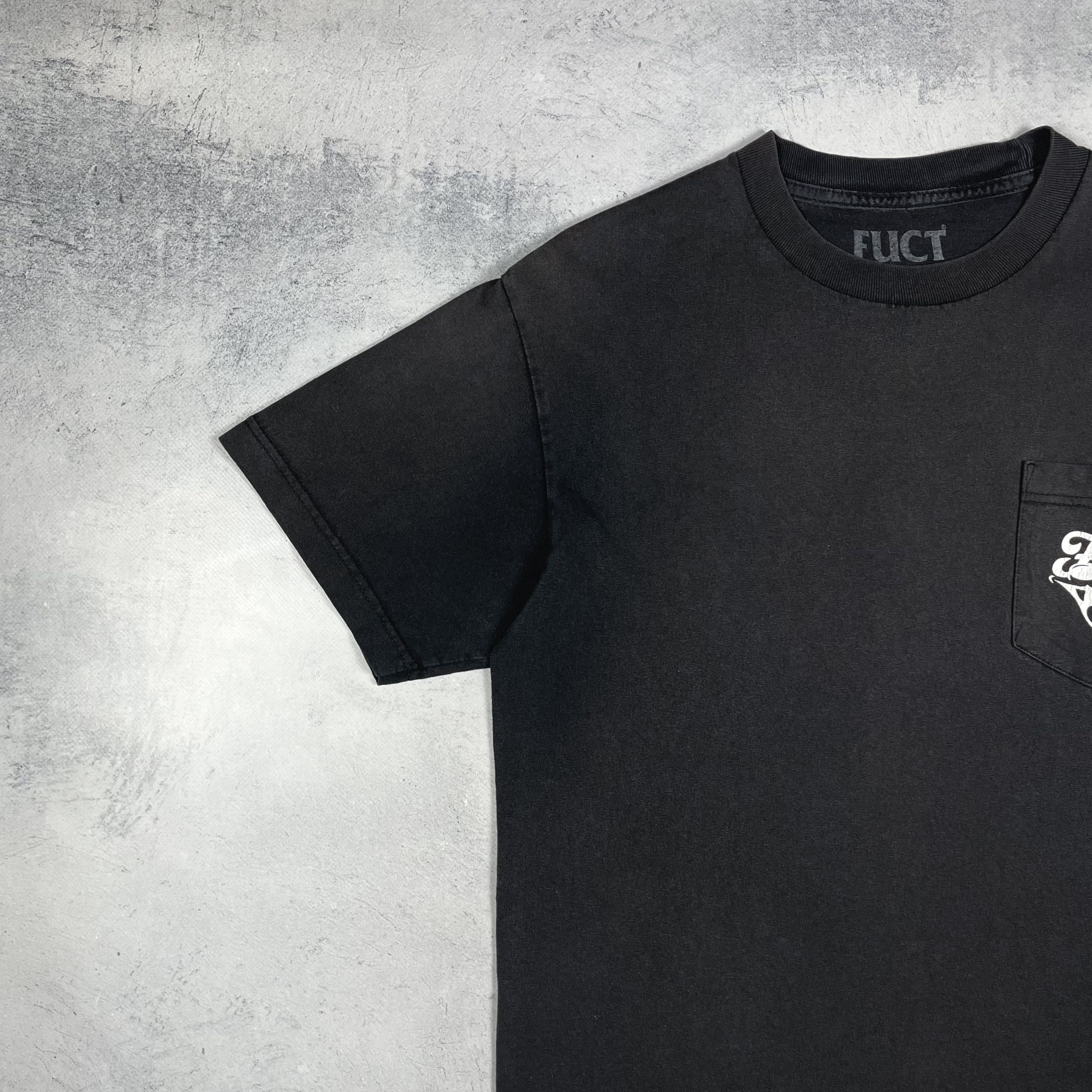 FUCT FUCT Big Logo Pocket Faded T Shirt Size US M / EU 48-50 / 2 - 16 Thumbnail
