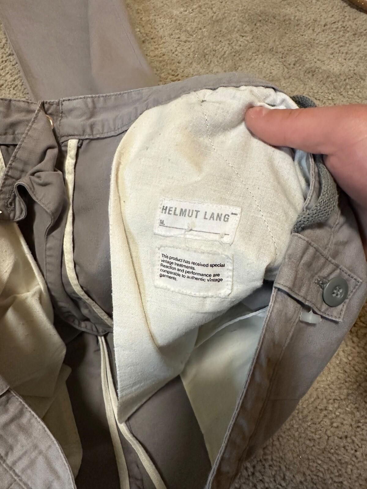 Helmut Lang HELMUT LANG 90S GREY DRAWSTRING PANTS Sz 48 Size US 44 / EU 60 - 8 Thumbnail
