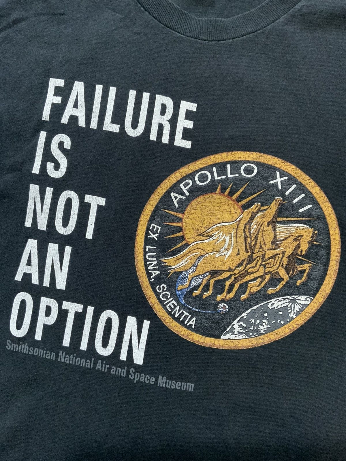 Vintage Smithsonian Museum Apollo XIII Failure Option T-Shirt Size US M / EU 48-50 / 2 - 5 Thumbnail