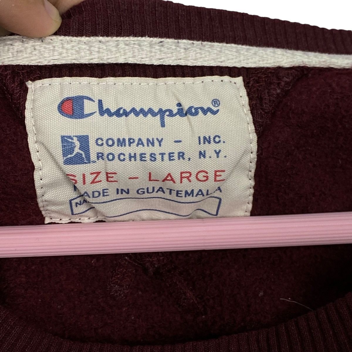 Champion × Vintage Vintage Champion Minnesota Crewneck Sweatshirt With Pocket Size L / US 10 / IT 46 - 6 Thumbnail