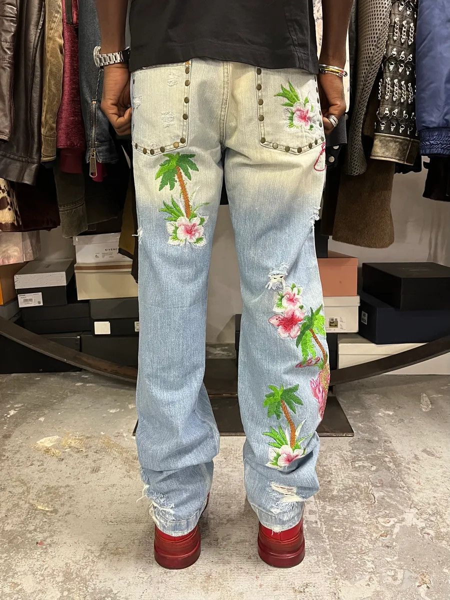 Dolce & Gabbana SS2006 Dolce & Gabbana Honolulu Distressed Denim Jeans Size US 30 / EU 46 - 4 Thumbnail