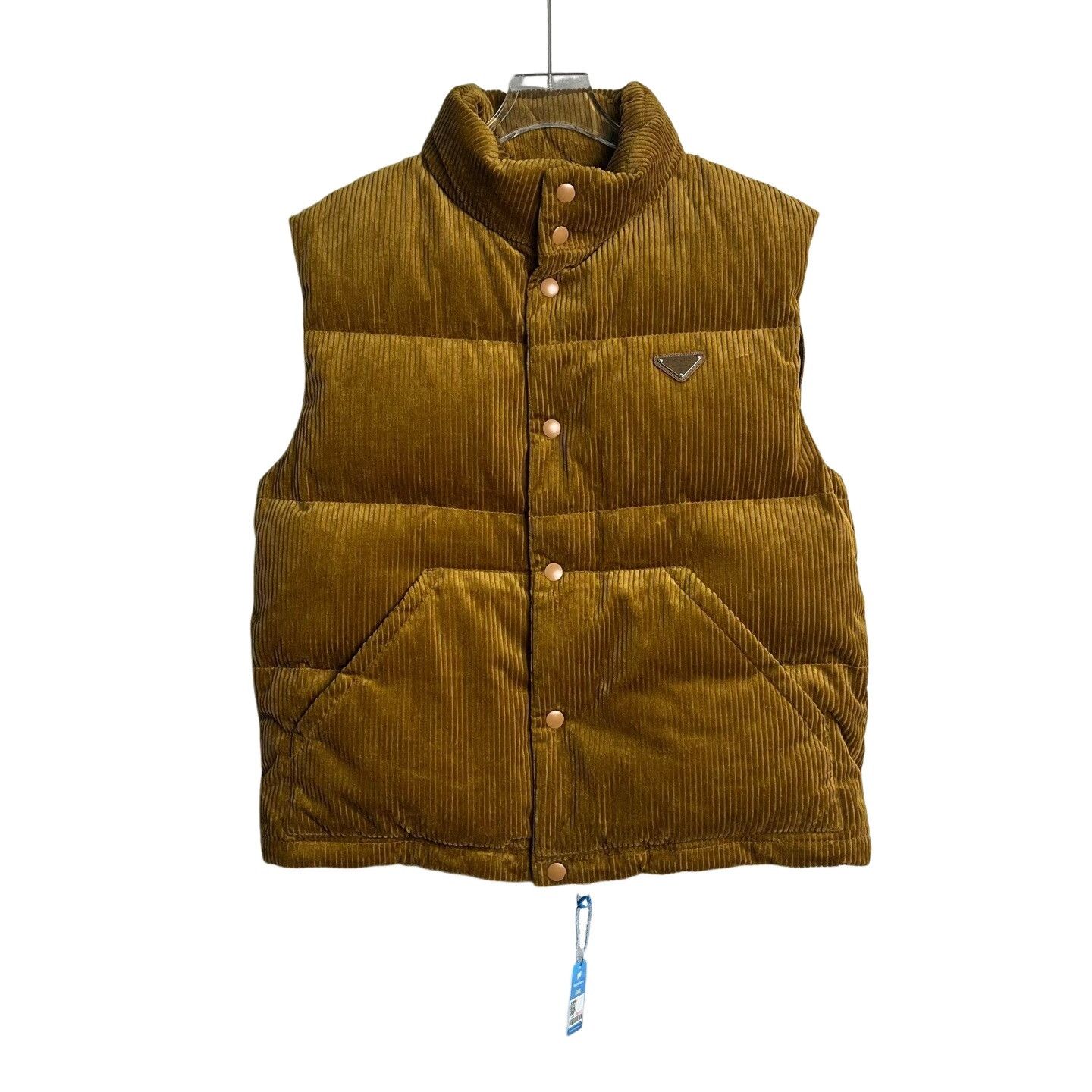 Prada Prada Corduroy Puffer Vest Size S Size US S / EU 44-46 / 1 - 1 Thumbnail