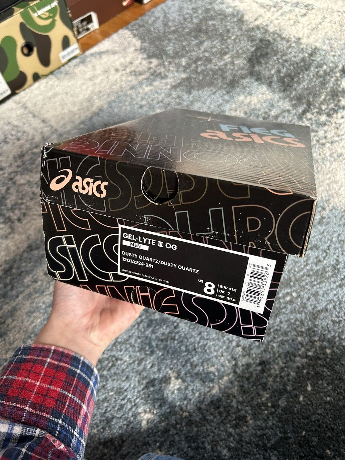 Asics × Kith × Ronnie Fieg 1201A224-251 FW20 GEL LYTE iii “THE PALETTE” DUSTY QUARTZ Size US 8 / EU 41 - 11 Thumbnail