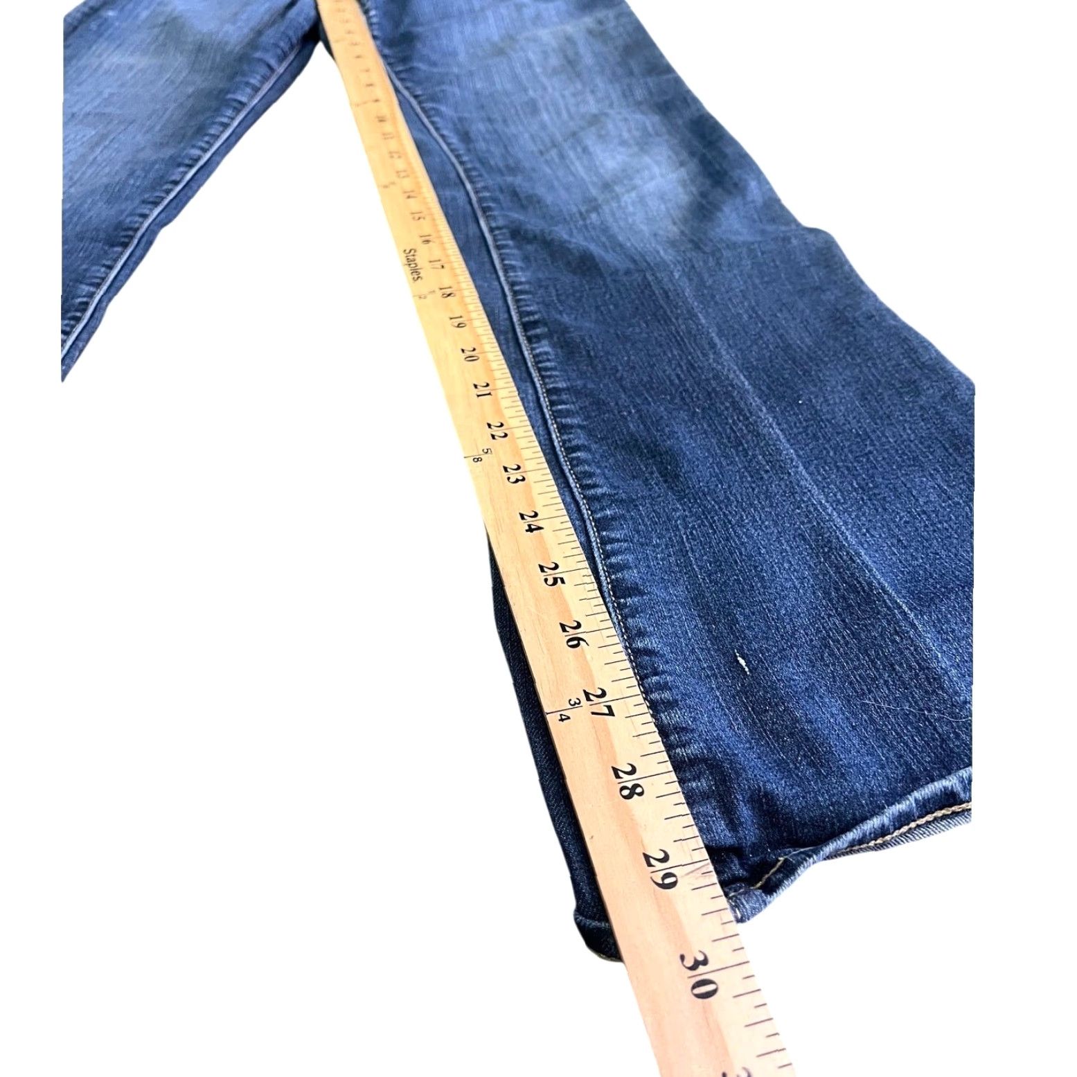 Paige Paige Jeans Womens 27 Boot Cut Denim Dark Wash Low Rise 27 Regular 30 Inseam Women's Jeans Black? Size 27" / US 4 / IT 40 - 6 Thumbnail