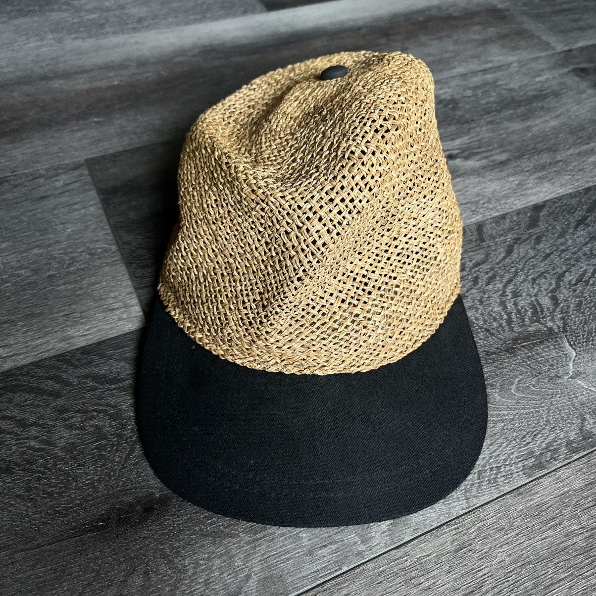 Vintage Vintage 1990s Bailey Straw Weave Baseball Fitted Cap Size L Size ONE SIZE - 1 Thumbnail