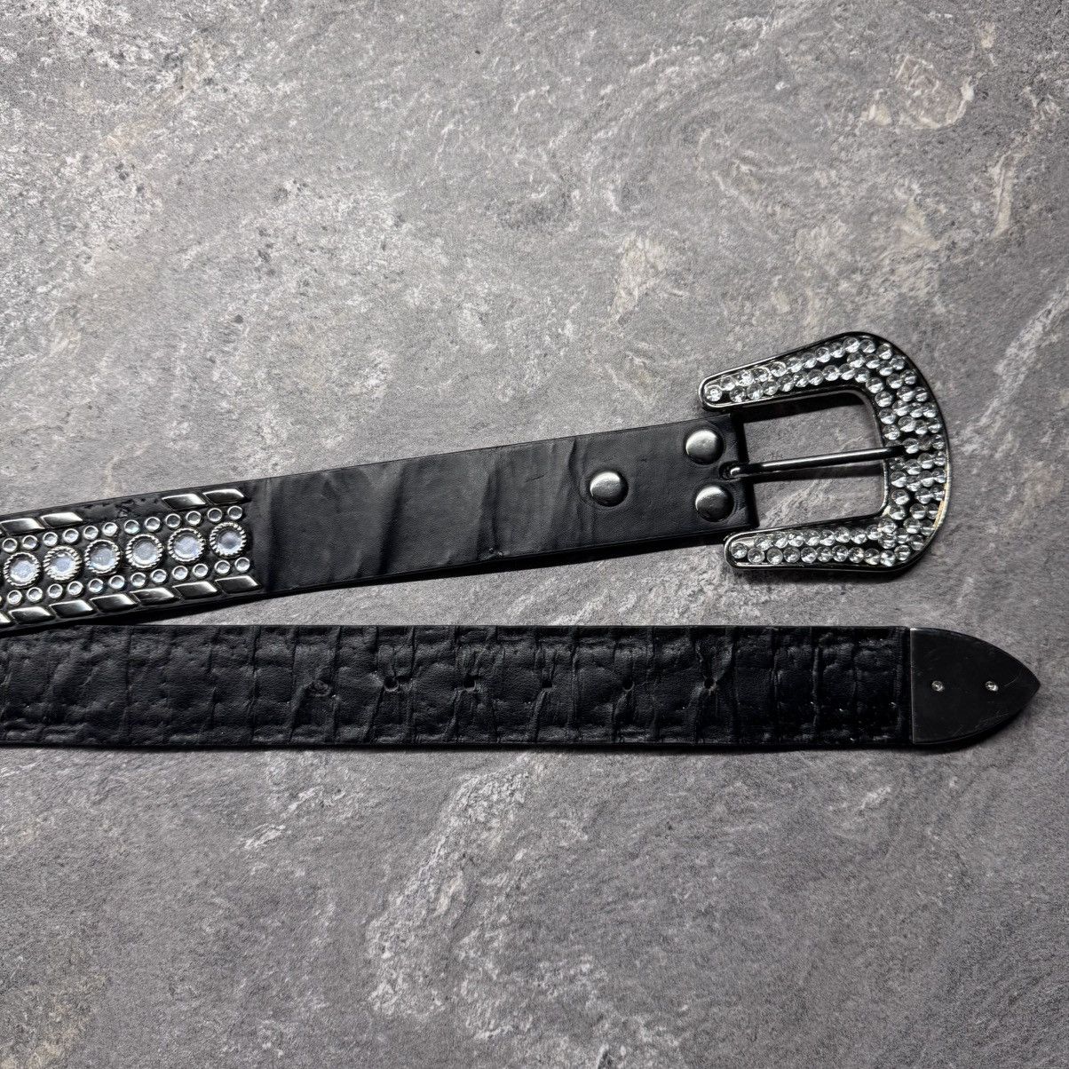 Hysteric Glamour Rhinestone Studded Western Belt Y2K Size ONE SIZE - 8 Thumbnail