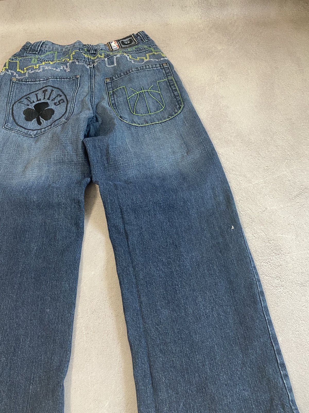 Vintage NBA Celtics Japanese pants If Six Was Nine style y2k jeans Size US 30 / EU 46 - 4 Thumbnail