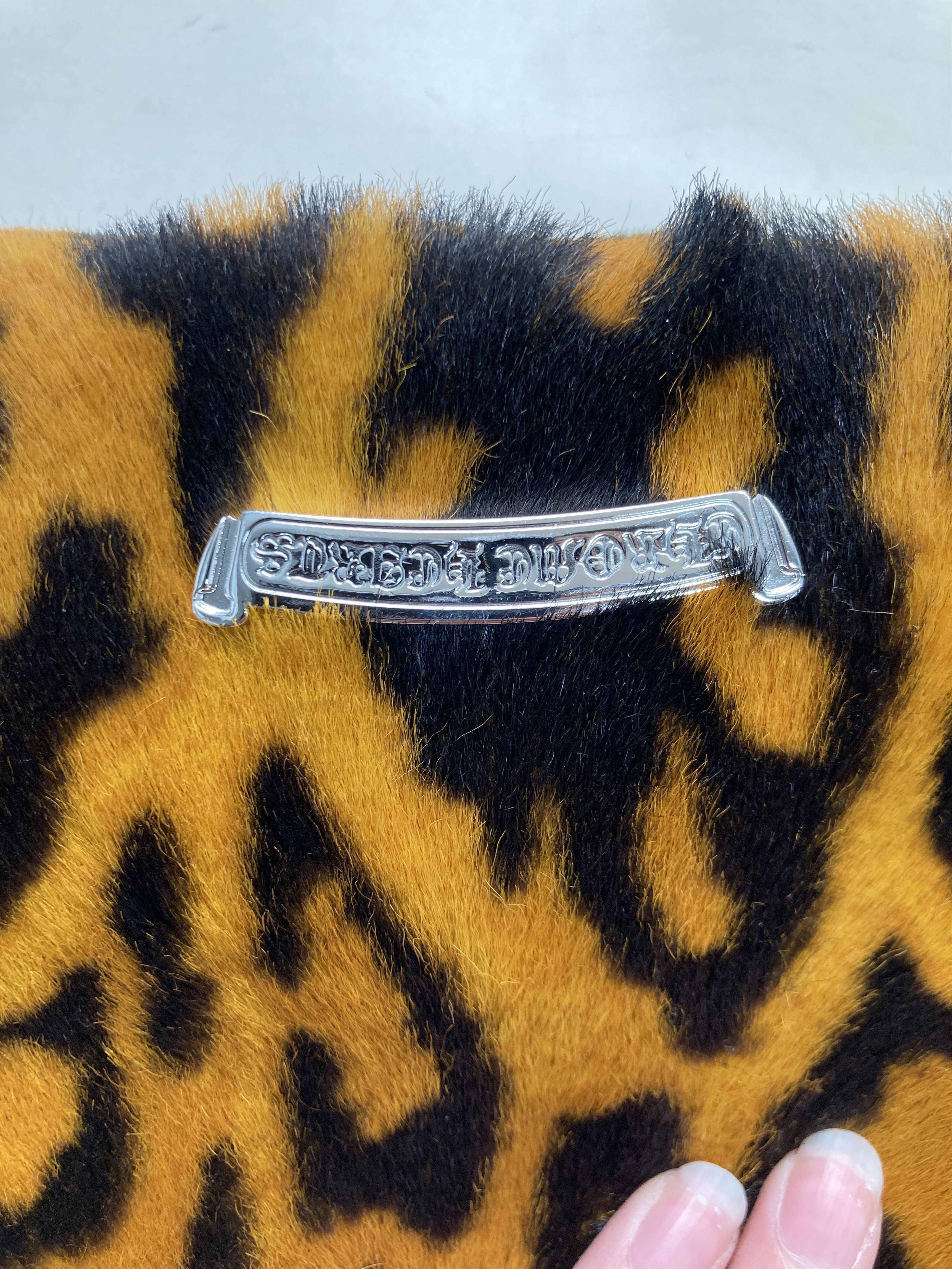 Chrome Hearts Chrome Hearts Leopard Pony Hair Silver Cross Lyon Bag Size ONE SIZE - 8 Thumbnail