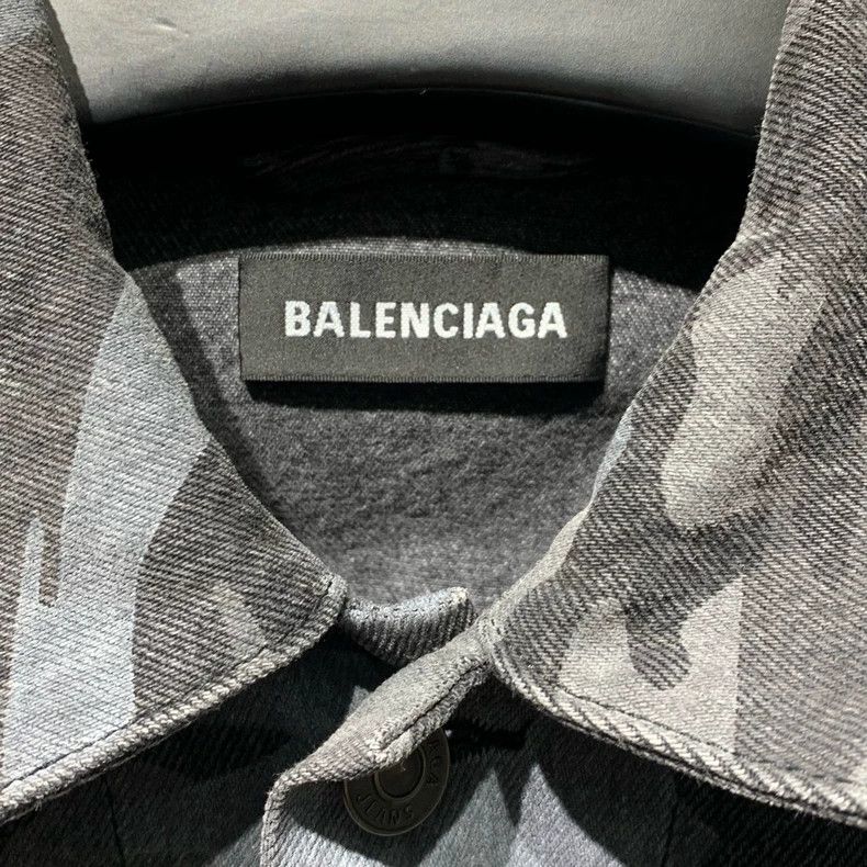 Balenciaga Balenciaga Camo denim jacket 2502-Nextarrow Size US S / EU 44-46 / 1 - 3 Thumbnail