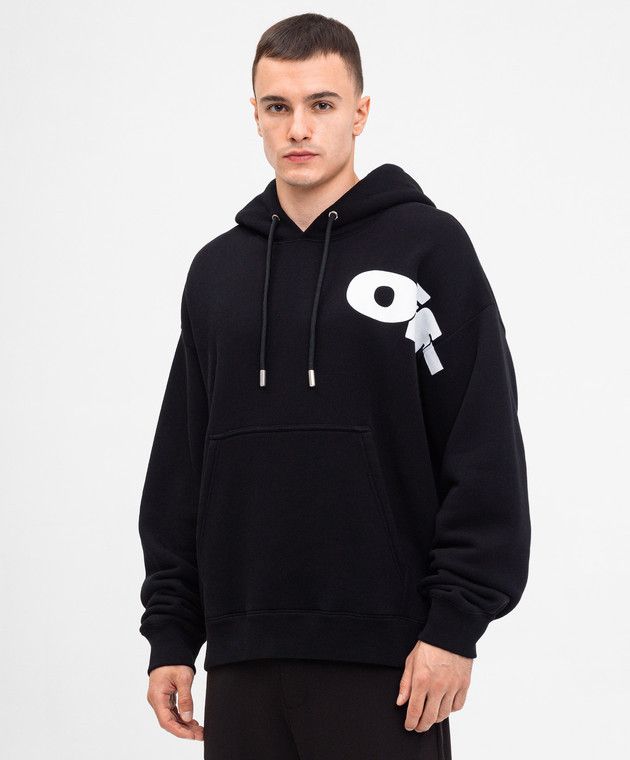Off-White o1s22i1n1124 Oversized Hoodie in Black Size US S / EU 44-46 / 1 - 3 Thumbnail