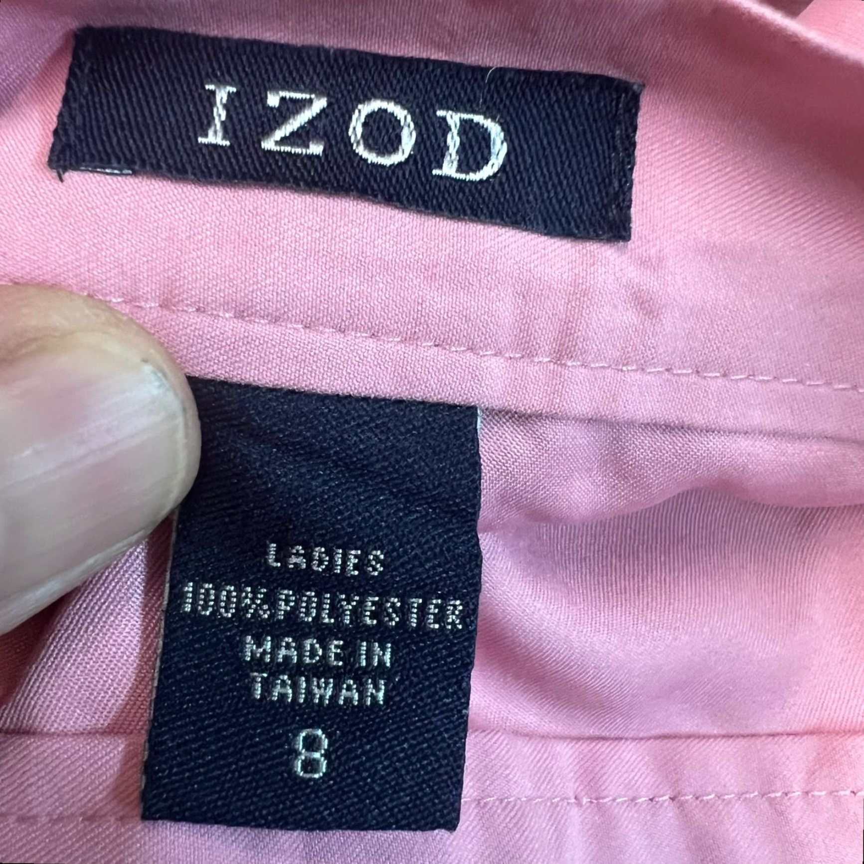 Izod IZOD Skort Women’s Size 8 Pink Side Zip Sports Short Skirt Womens Size 30" / US 8 / IT 44 - 7 Thumbnail