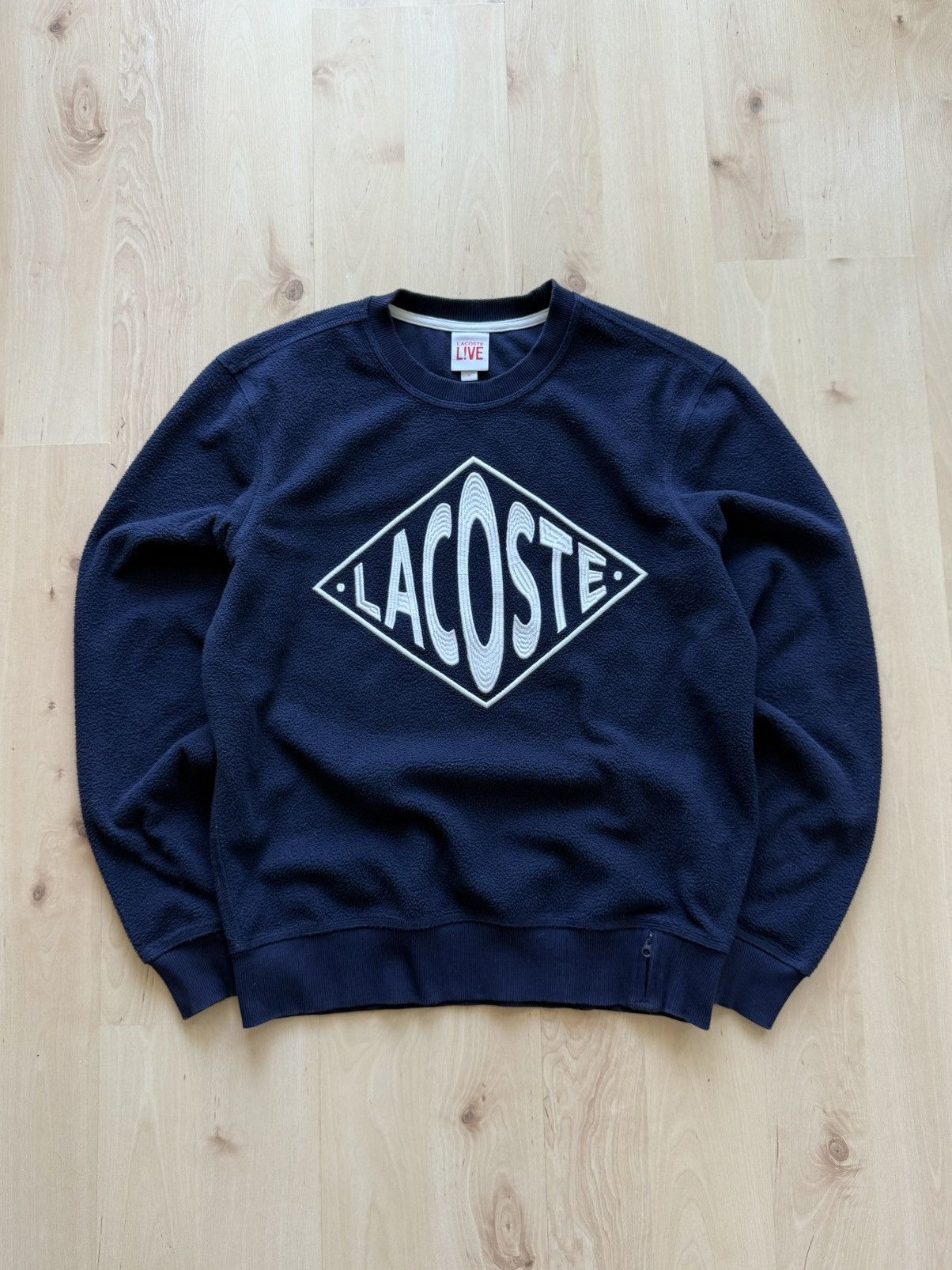 Lacoste Lacoste live polar fleece logo crew boxy sweatshirt Size US M / EU 48-50 / 2 - 1 Thumbnail
