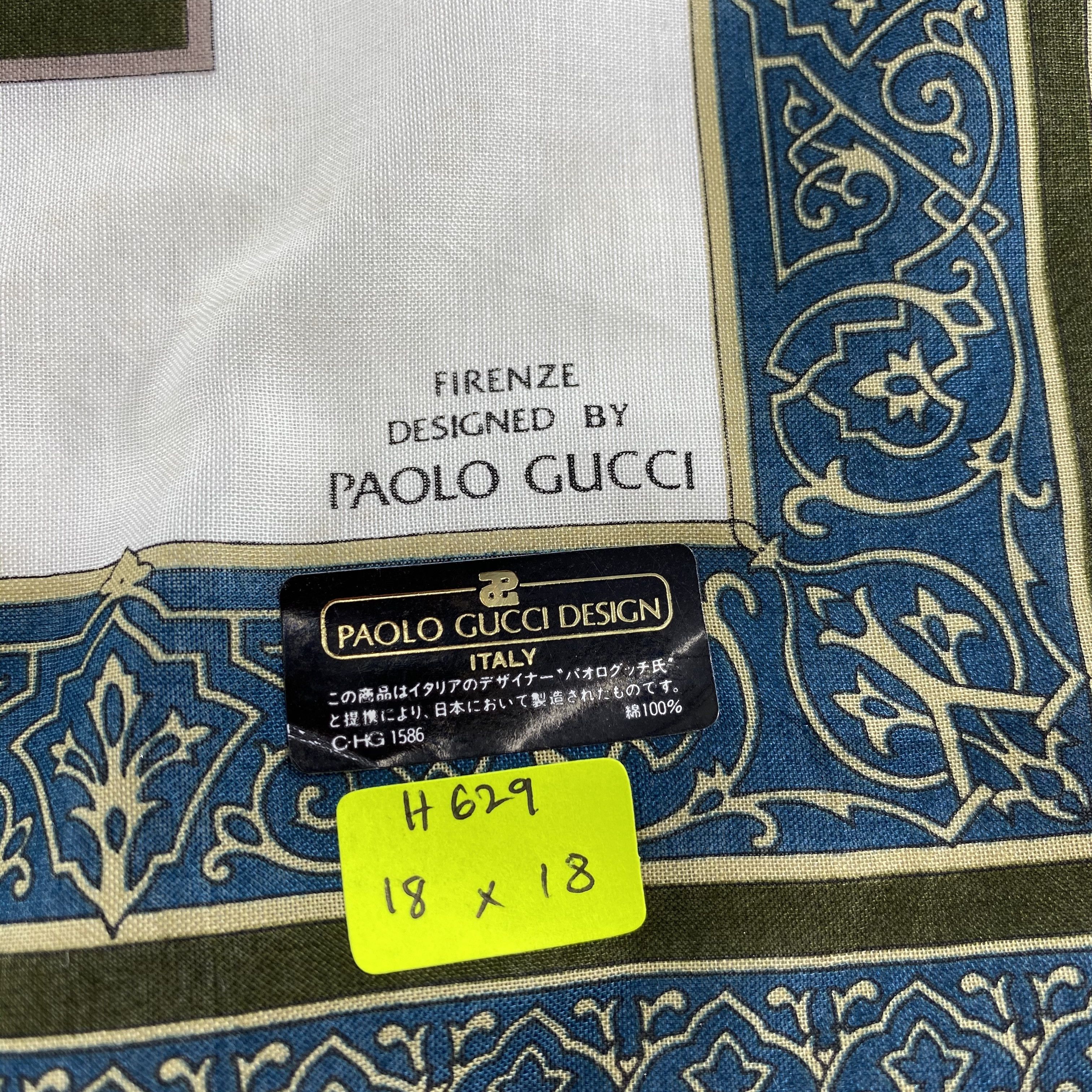 Paolo Gucci × Vintage Paolo Gucci Neckerchief / Bandana / Handkerchief Size ONE SIZE - 5 Thumbnail