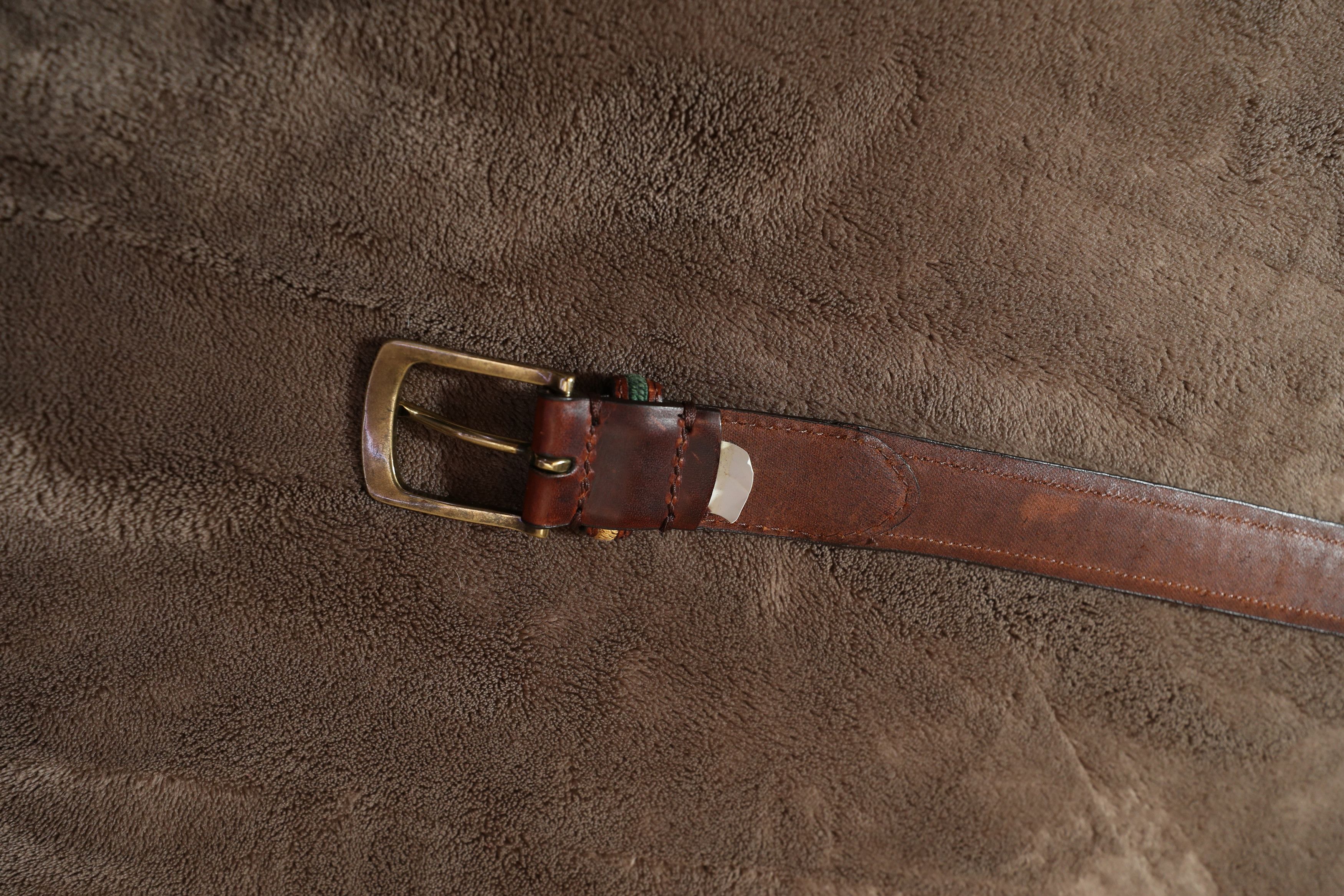Columbia Columbia Vintage Leather Belt w/ Guatemalan Fabric (36/90) Size 36 - 8 Thumbnail