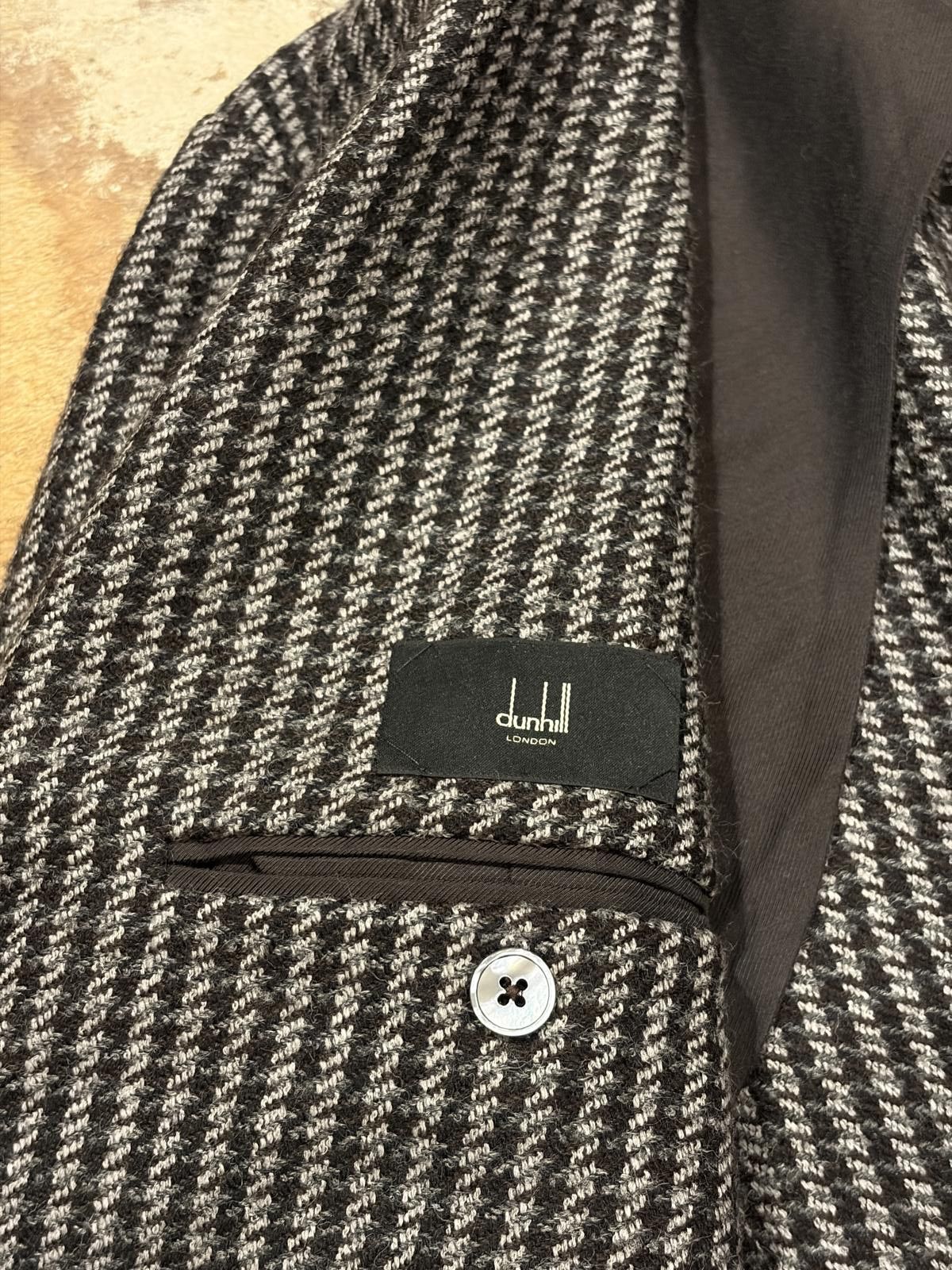 Alfred Dunhill Dunhill London Houndstooth Wool-Alpaca Jacket Size 38R - 8 Thumbnail