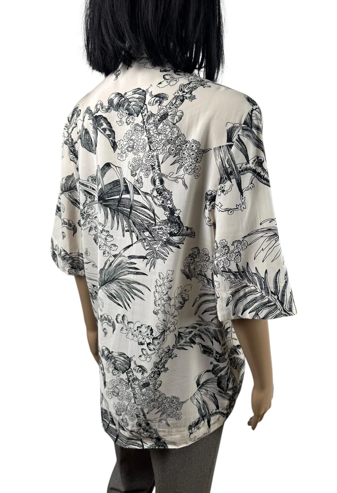 Cos COS Tencel Blazer Short Sleeve Printed Floral size EU36 Size S / US 4 / IT 40 - 7 Thumbnail