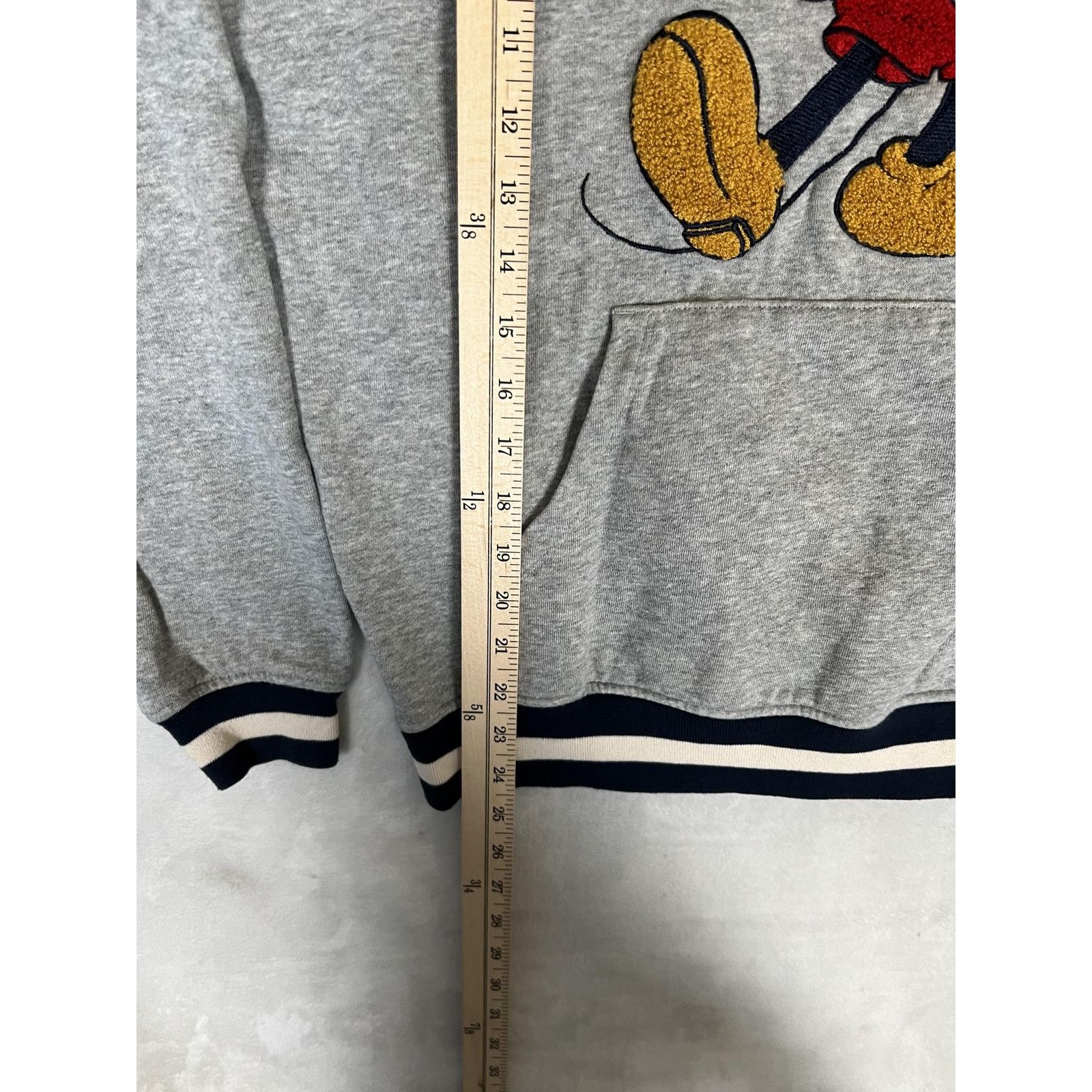 Disney Disney Mickey Mouse Hoodie Mens XS Gray Disneyland Embroider Size US XS / EU 42 / 0 - 4 Thumbnail