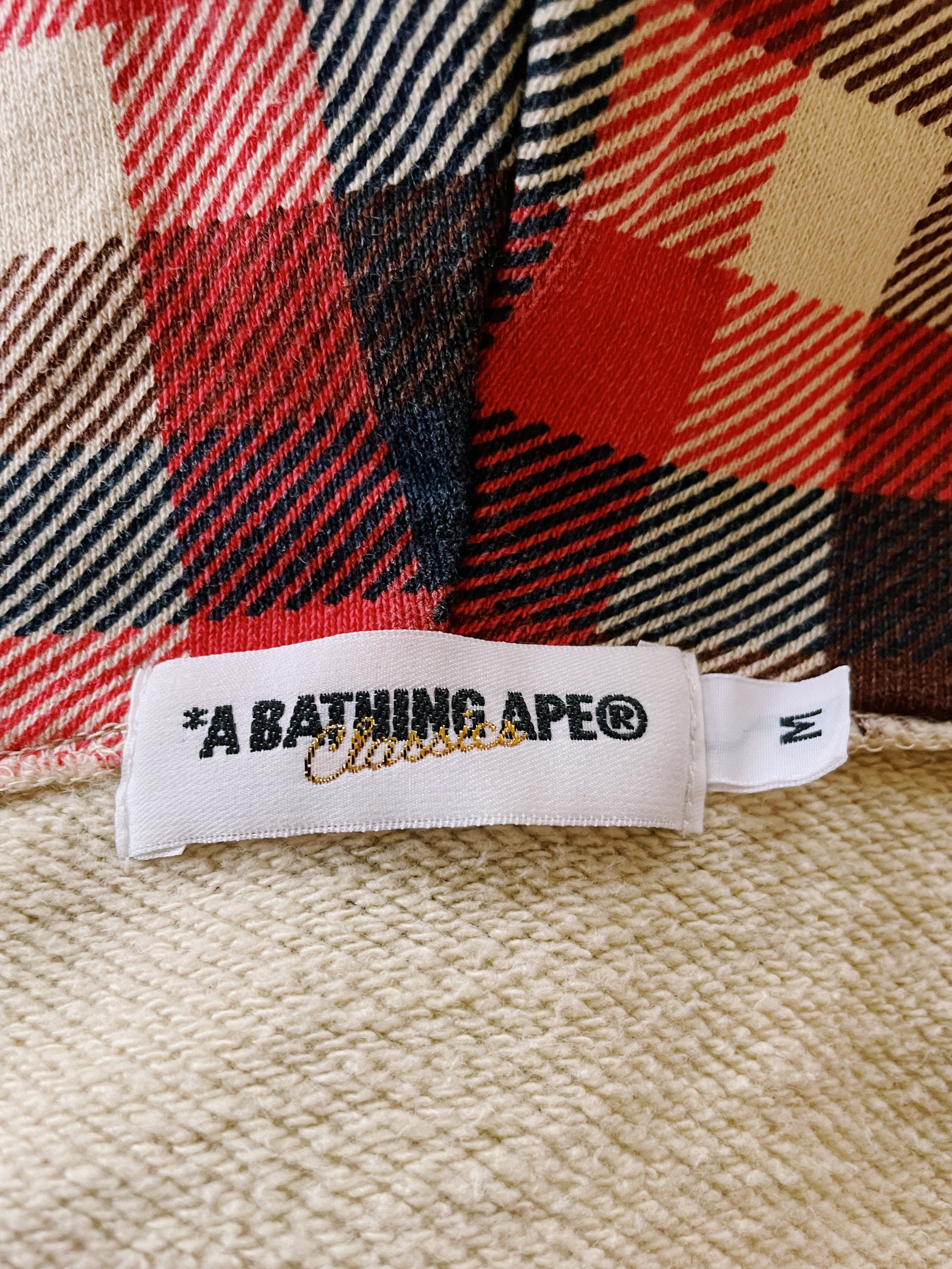 Bape Vintage Y2K Bape A Bathing Ape Checkered Full zip Hoodie Size US M / EU 48-50 / 2 - 3 Thumbnail