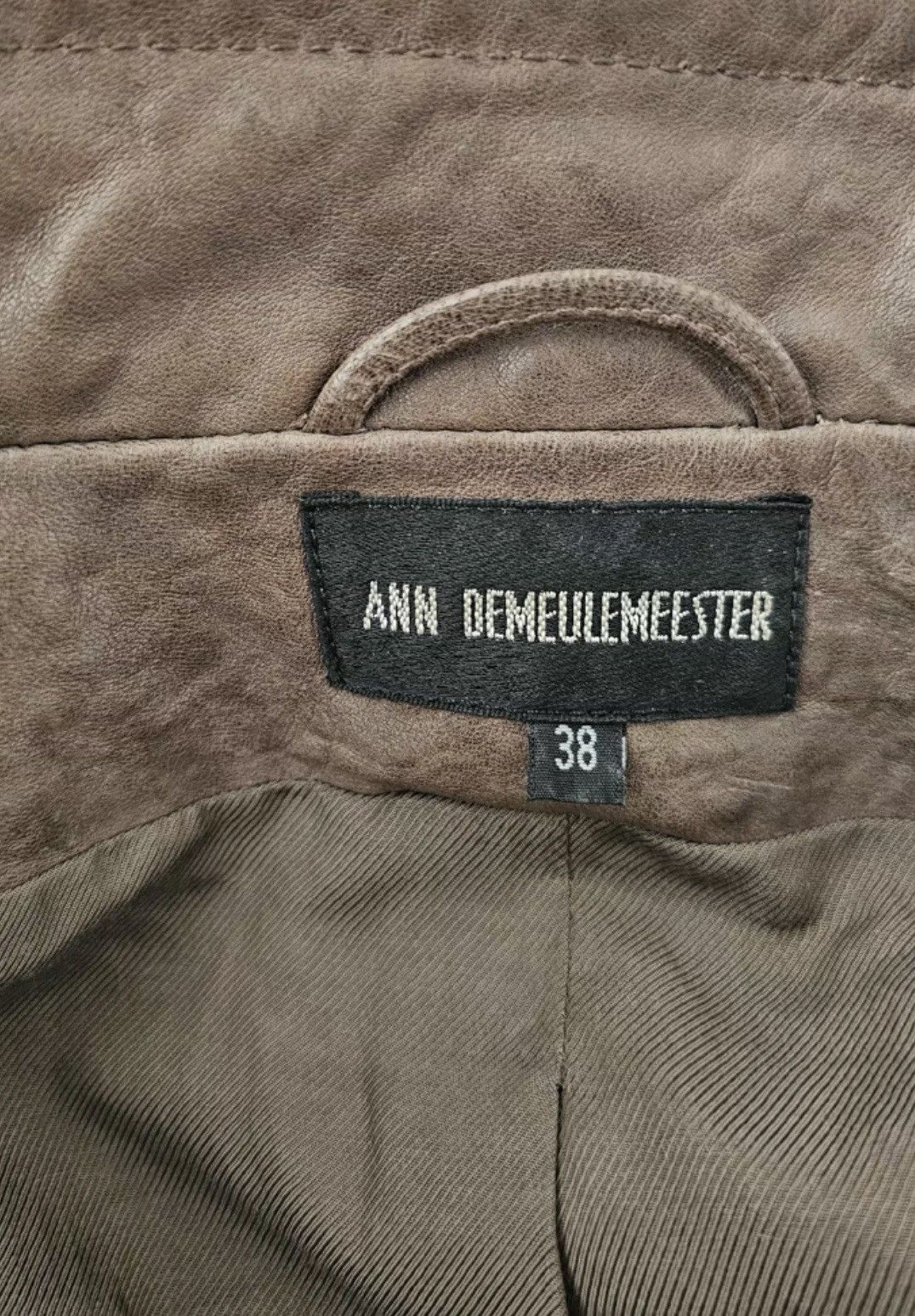 Ann Demeulemeester Ann demeulemeester leather jacket coat Size S / US 4 / IT 40 - 5 Thumbnail