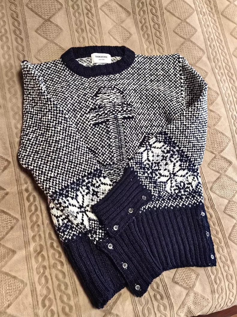 Thom Browne Thom browne Knitted sweater 2504-Nextarrow Size US M / EU 48-50 / 2 - 4 Thumbnail