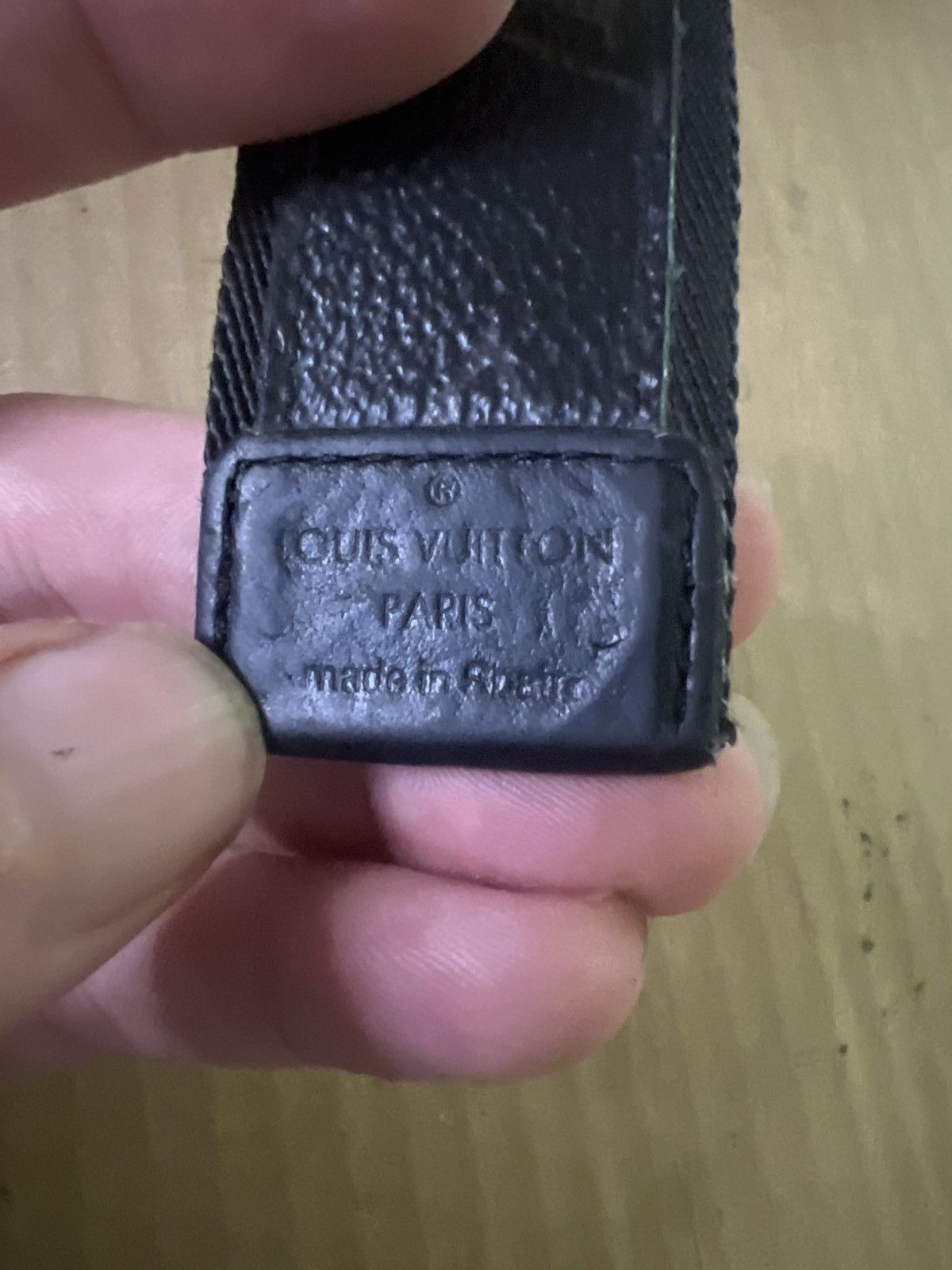 Louis Vuitton Louis Vuitton M0232 Belt Monogram Eclipse Signature 95/36 Size 36 - 3 Thumbnail