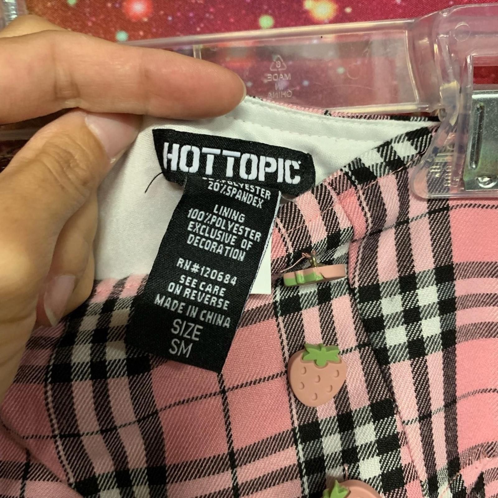 Hot Topic Hot Topic Pink Black Bubble Mini Skirt Size 28" / US 6 / IT 42 - 3 Thumbnail
