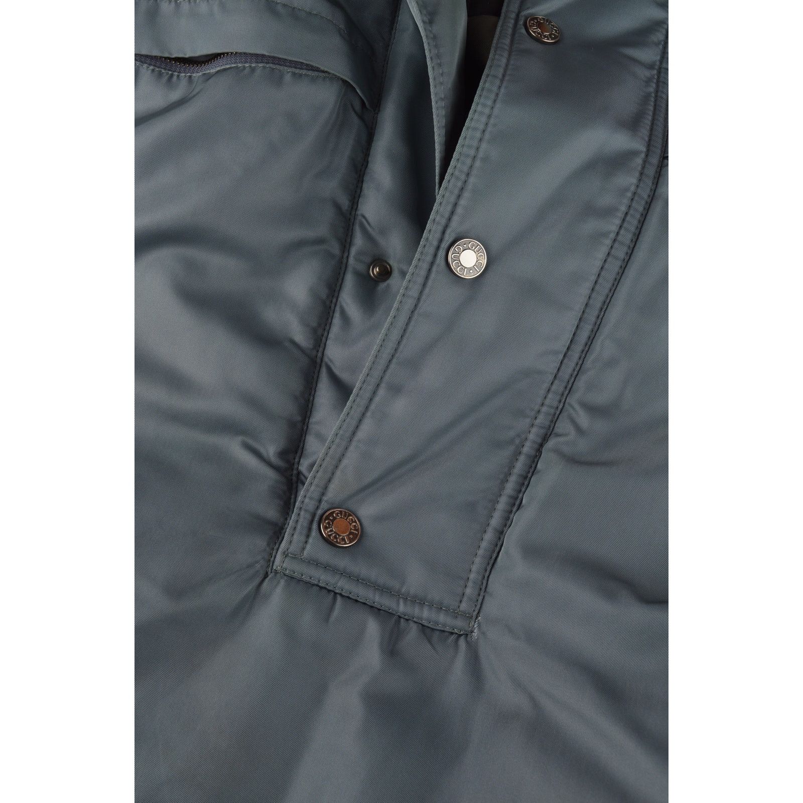 Gucci Gucci anorak metallic green padded jacket Size US XL / EU 56 / 4 - 4 Thumbnail