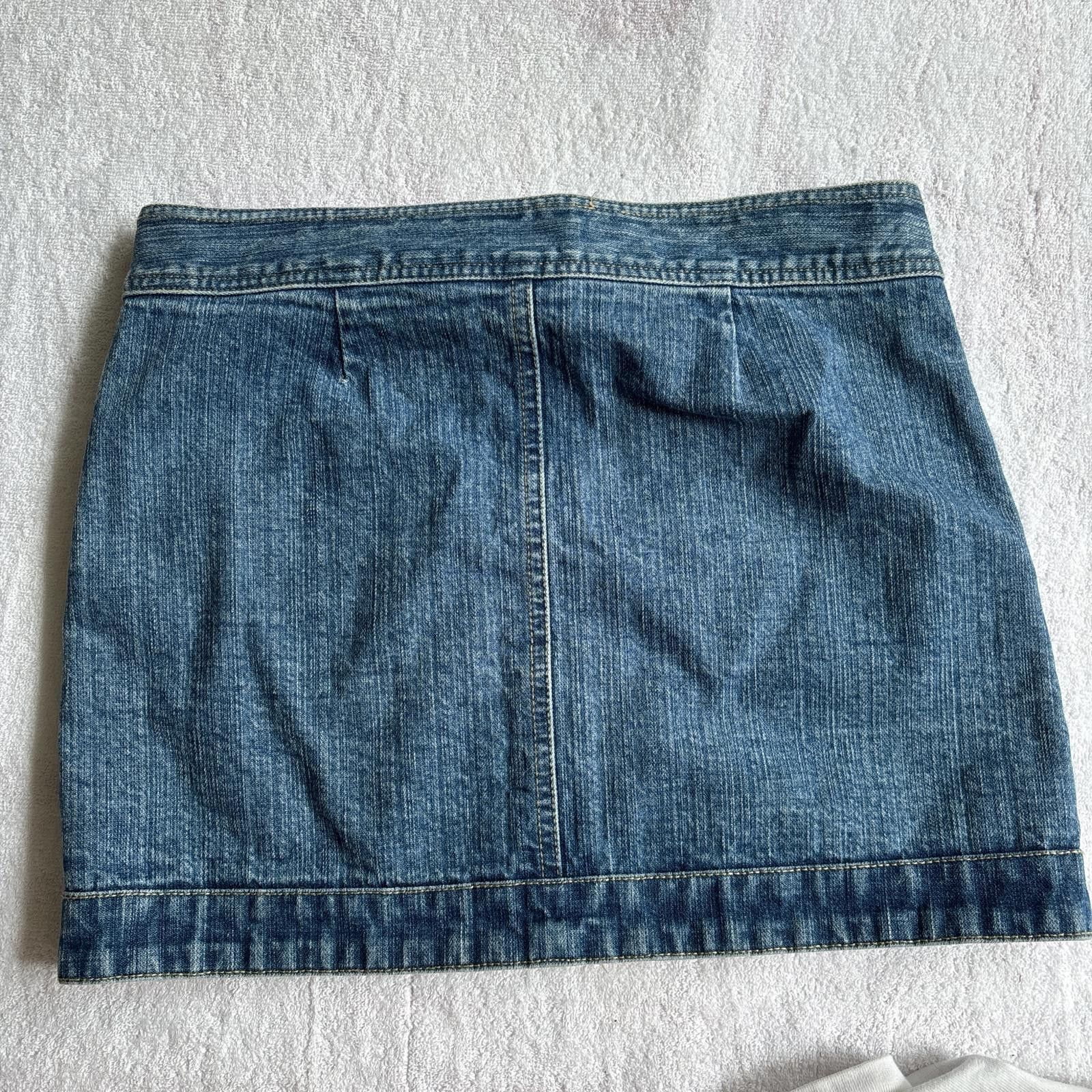 Other y2k vintage denim zip up skirt Size 32" / US 10 / IT 46 - 3 Thumbnail