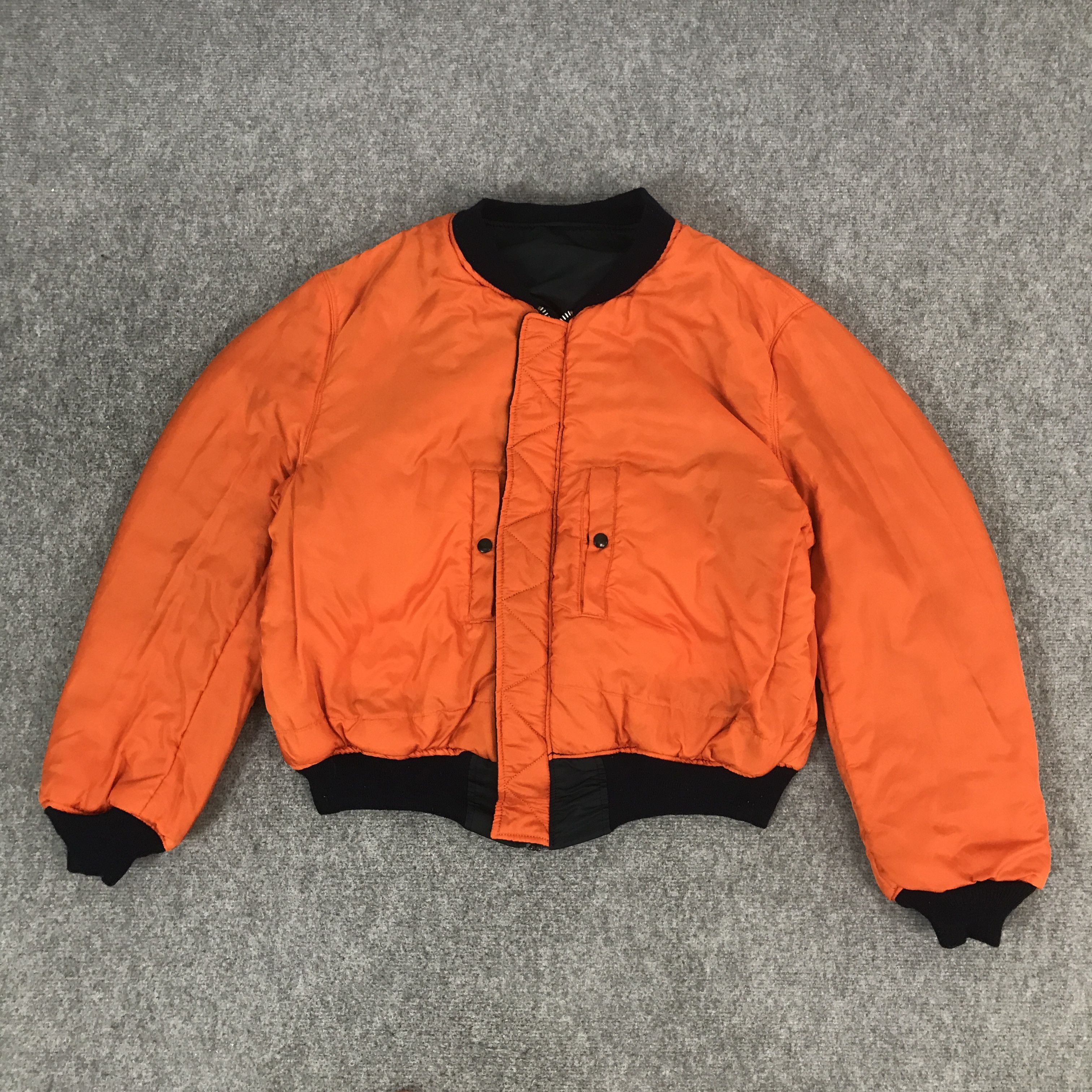 Japanese Brand FLYER'S MAN INTERMEDIATE MA-1 BOMBER JACKET Size US L / EU 52-54 / 3 - 3 Thumbnail