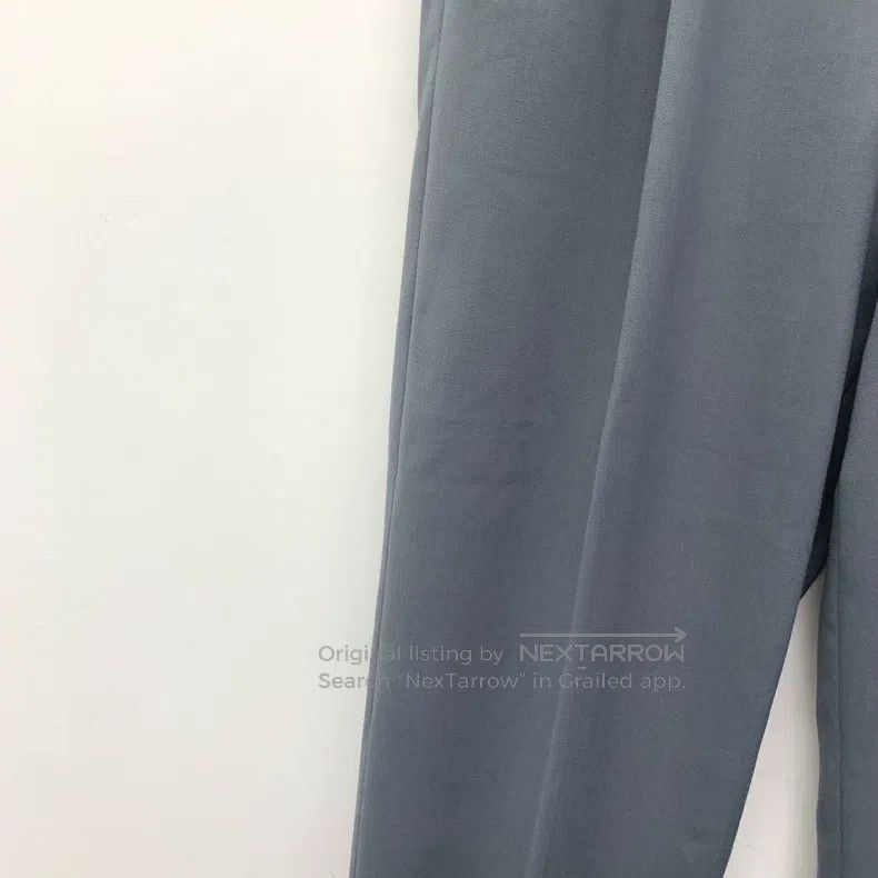 Maison Margiela Maison Margiela Blue-gray cotton drawstring casual trouser Size US 30 / EU 46 - 4 Thumbnail