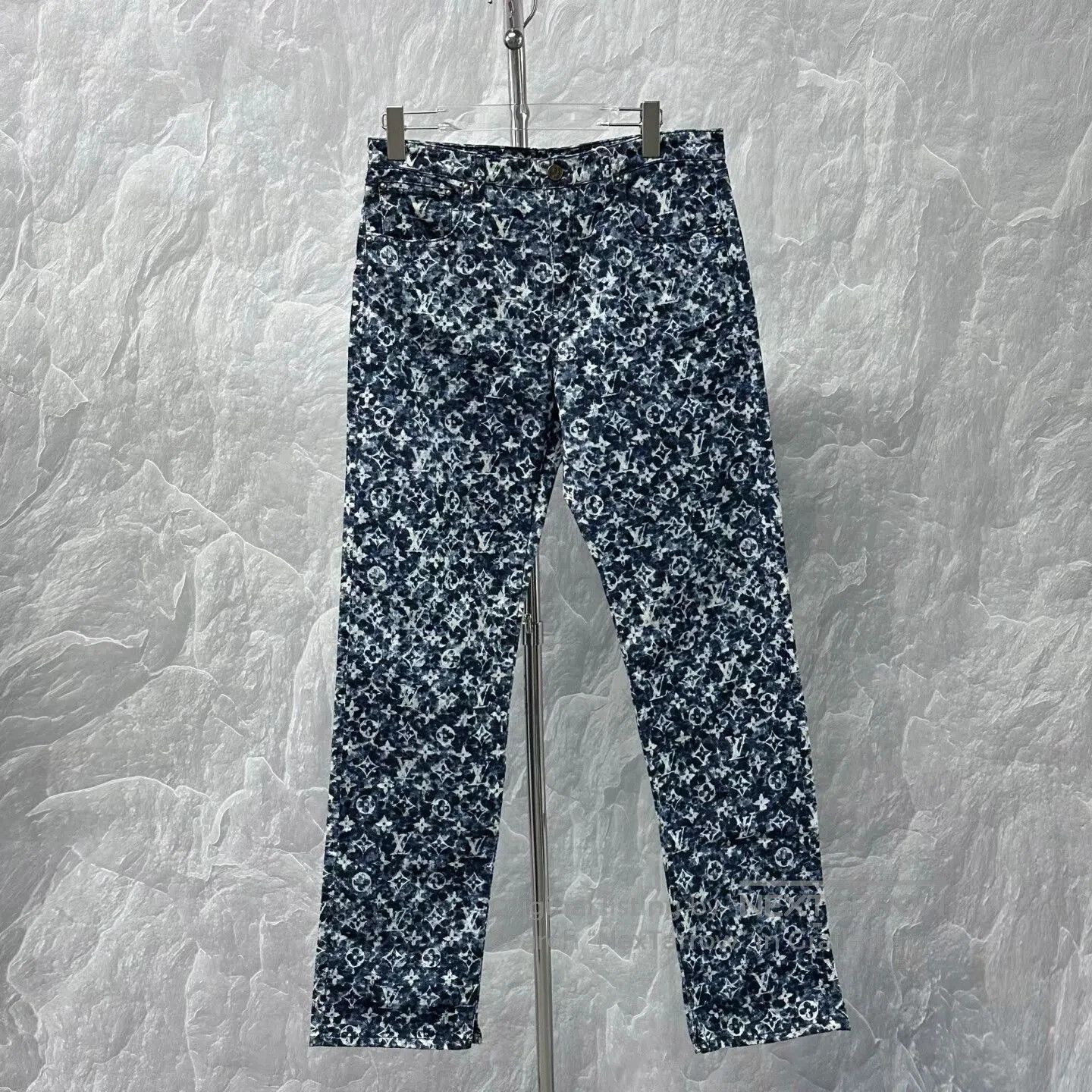 Louis Vuitton louis vuitton denim pants with iconic pattern. Size 30" / US 8 / IT 44 - 1 Thumbnail