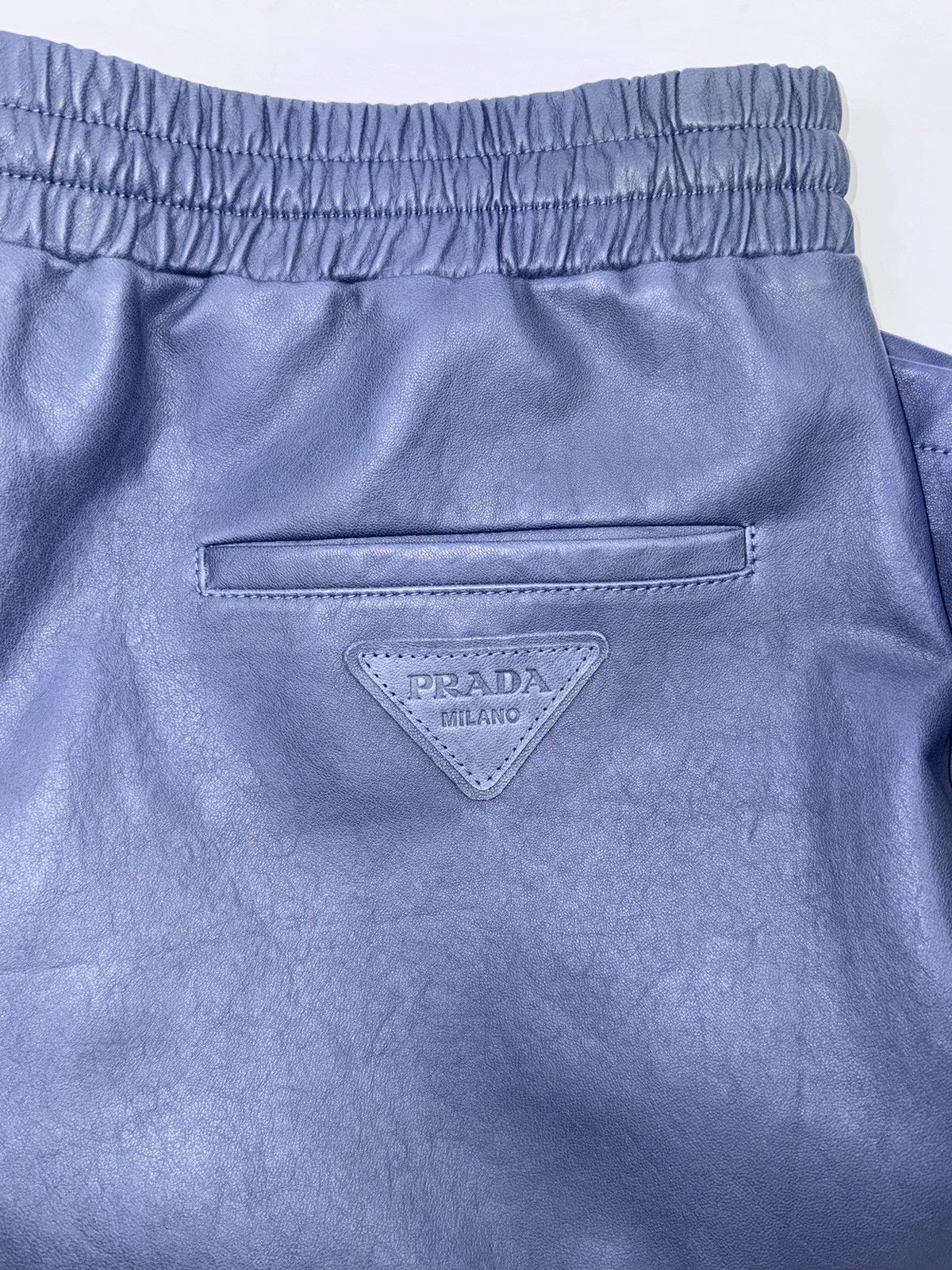 Prada PRADA LEATHER SHORTS Size US 32 / EU 48 - 3 Thumbnail