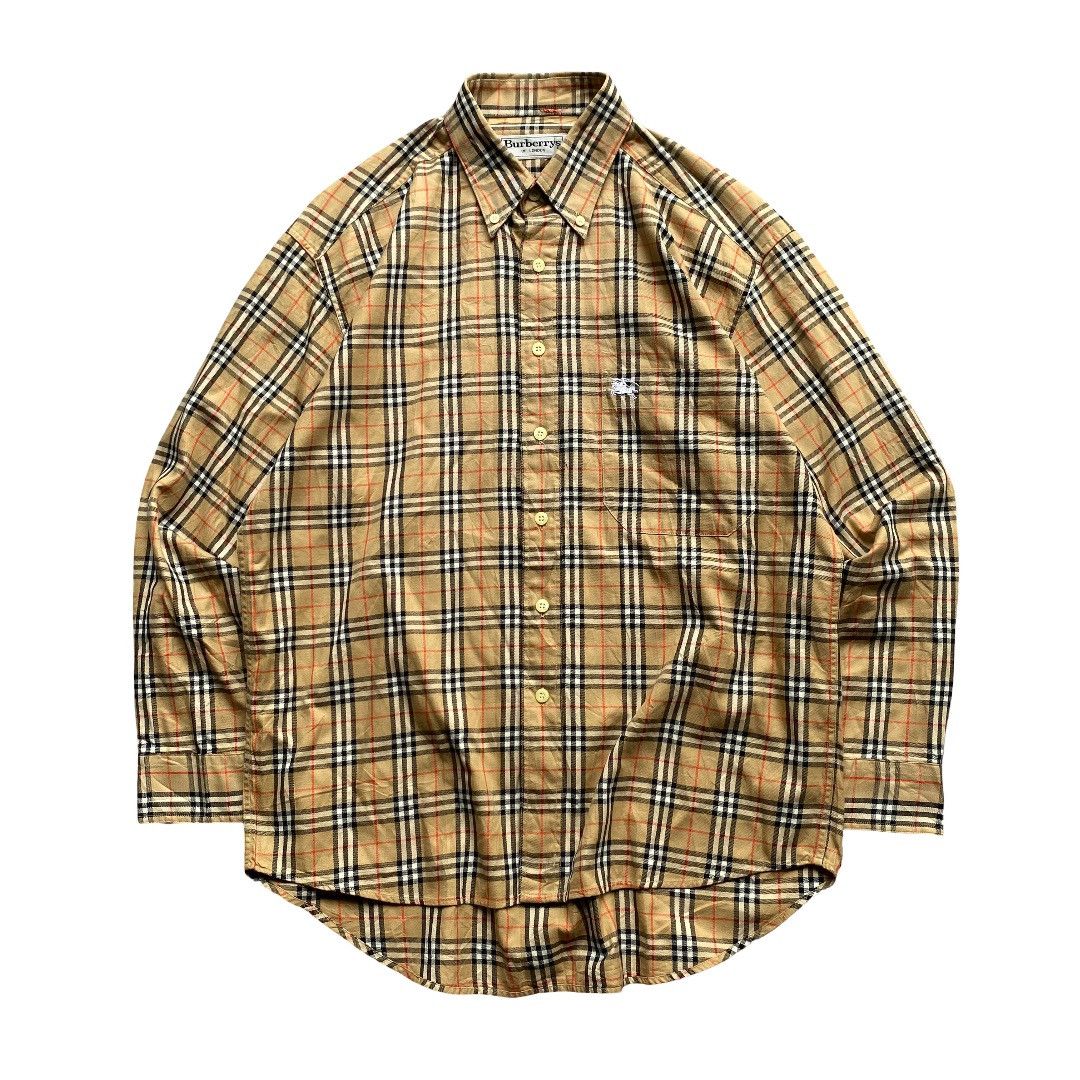 Burberry BURBERRYS Nova Check Vintage Button Up Shirt Size US M / EU 48-50 / 2 - 1 Thumbnail