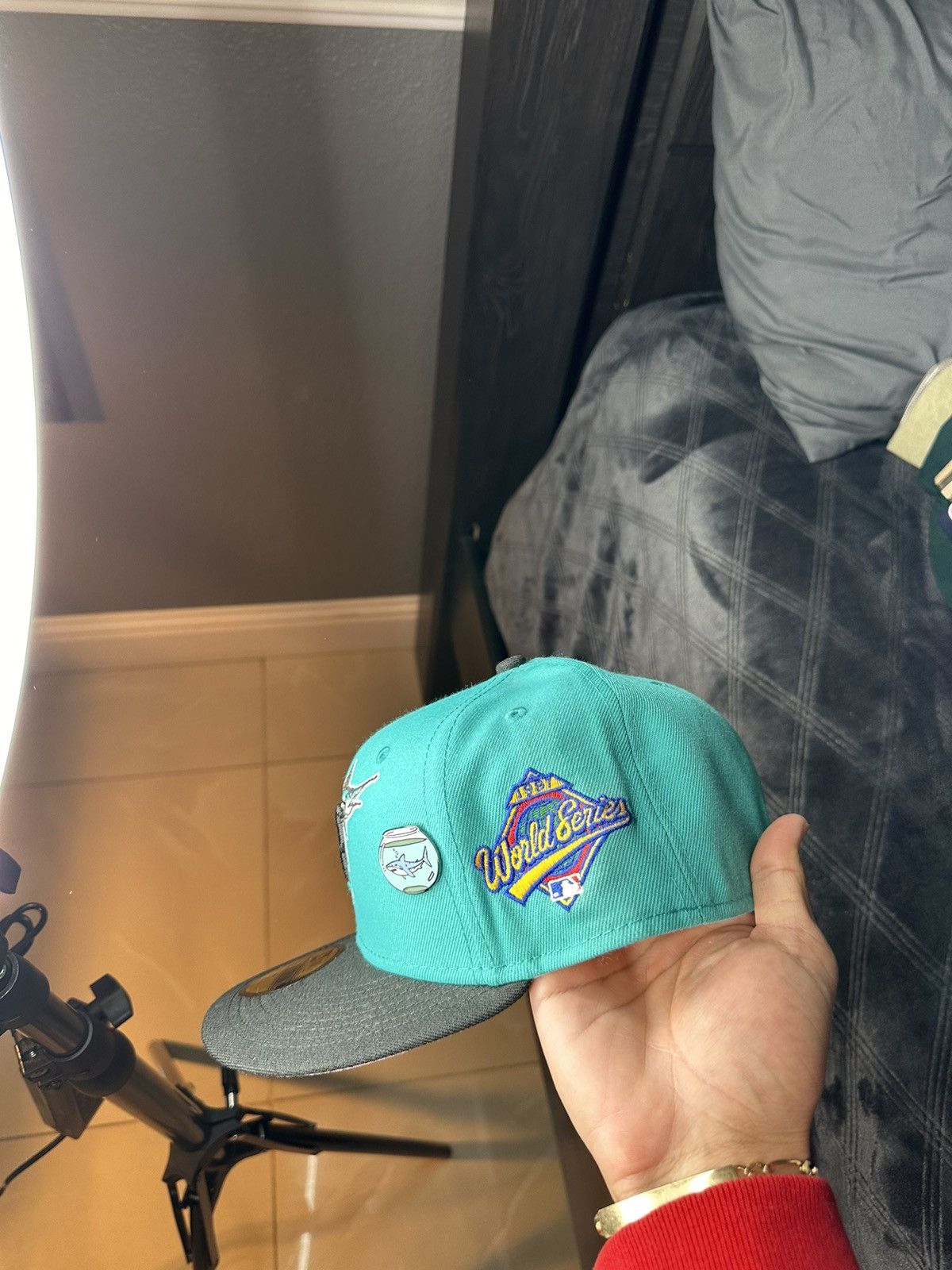 New Era Florida Marlins fitted cap with pin Size ONE SIZE - 2 Thumbnail