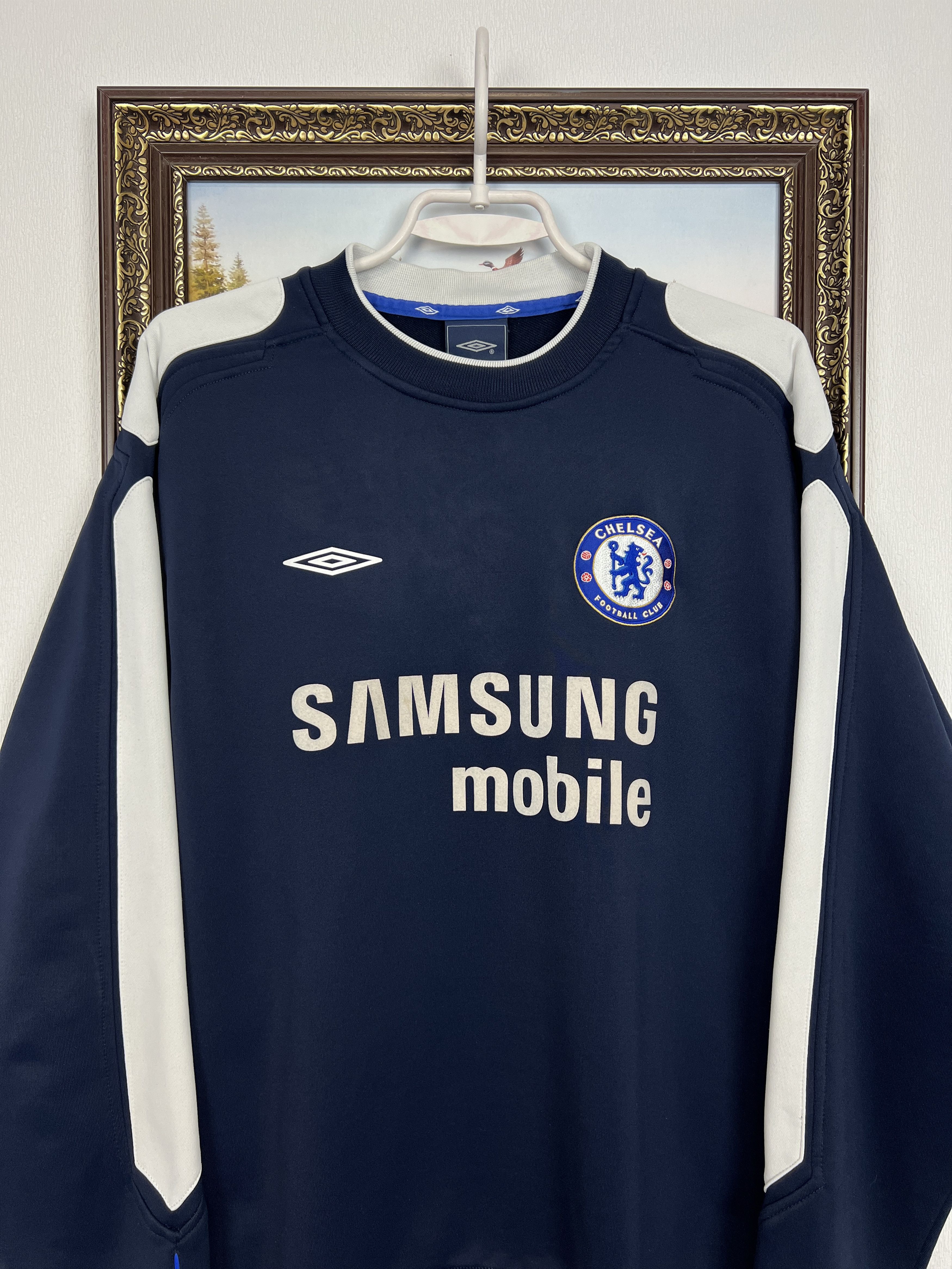 Umbro Vintage Adidas Chelsea Football Sweatshirt Soccer Track Top Size US M / EU 48-50 / 2 - 2 Thumbnail